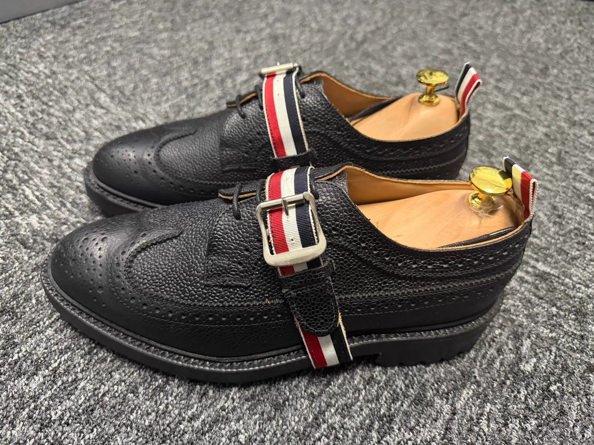 Thom Browne Thom Browne Men's Tri-Color Monk Strap Brogue US8 Size US 8 / EU 41 - 2 Thumbnail