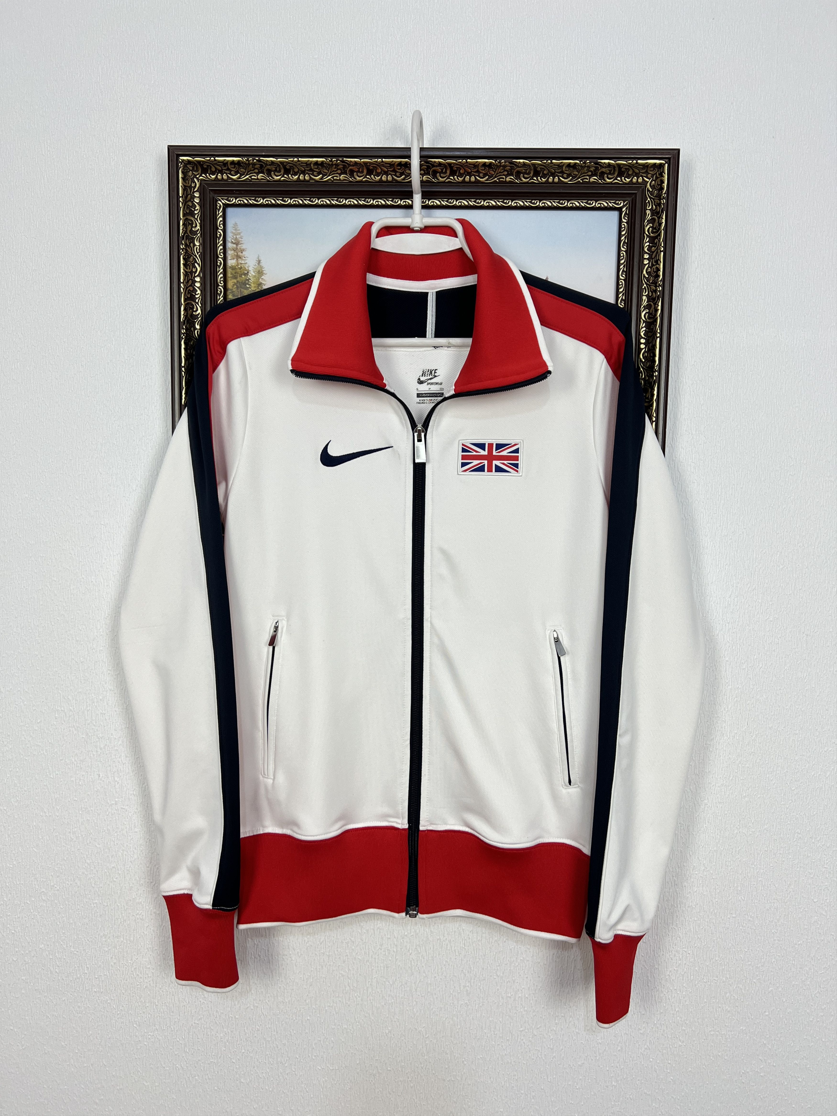 Nike Nike Great Britain Athletic Jacket Opympic Team Zip Size US S / EU 44-46 / 1 - 1 Thumbnail
