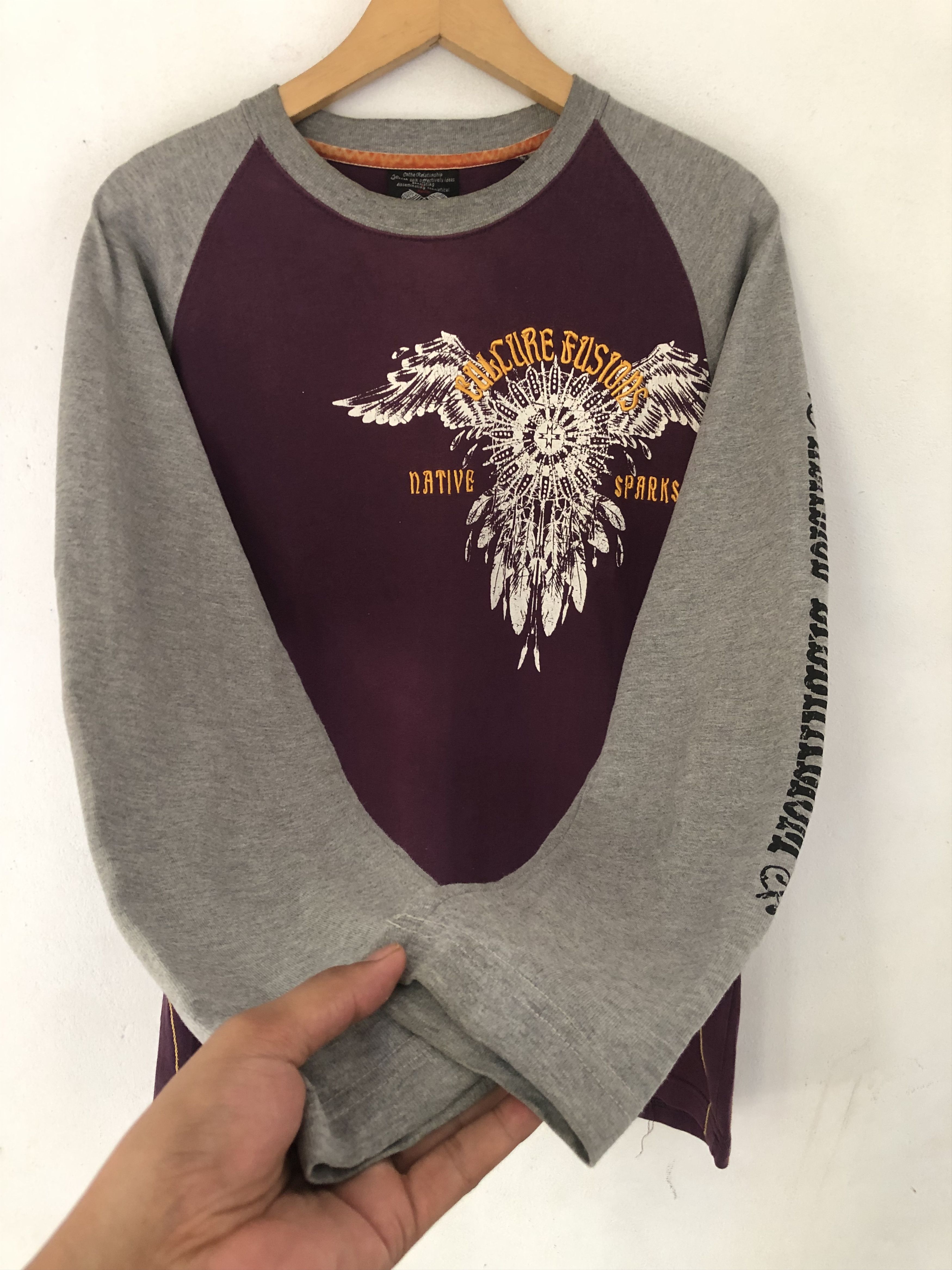 If Six Was Nine Japanese Tribal Poem LongSleeve Rock Punk Style Size US L / EU 52-54 / 3 - 3 Thumbnail