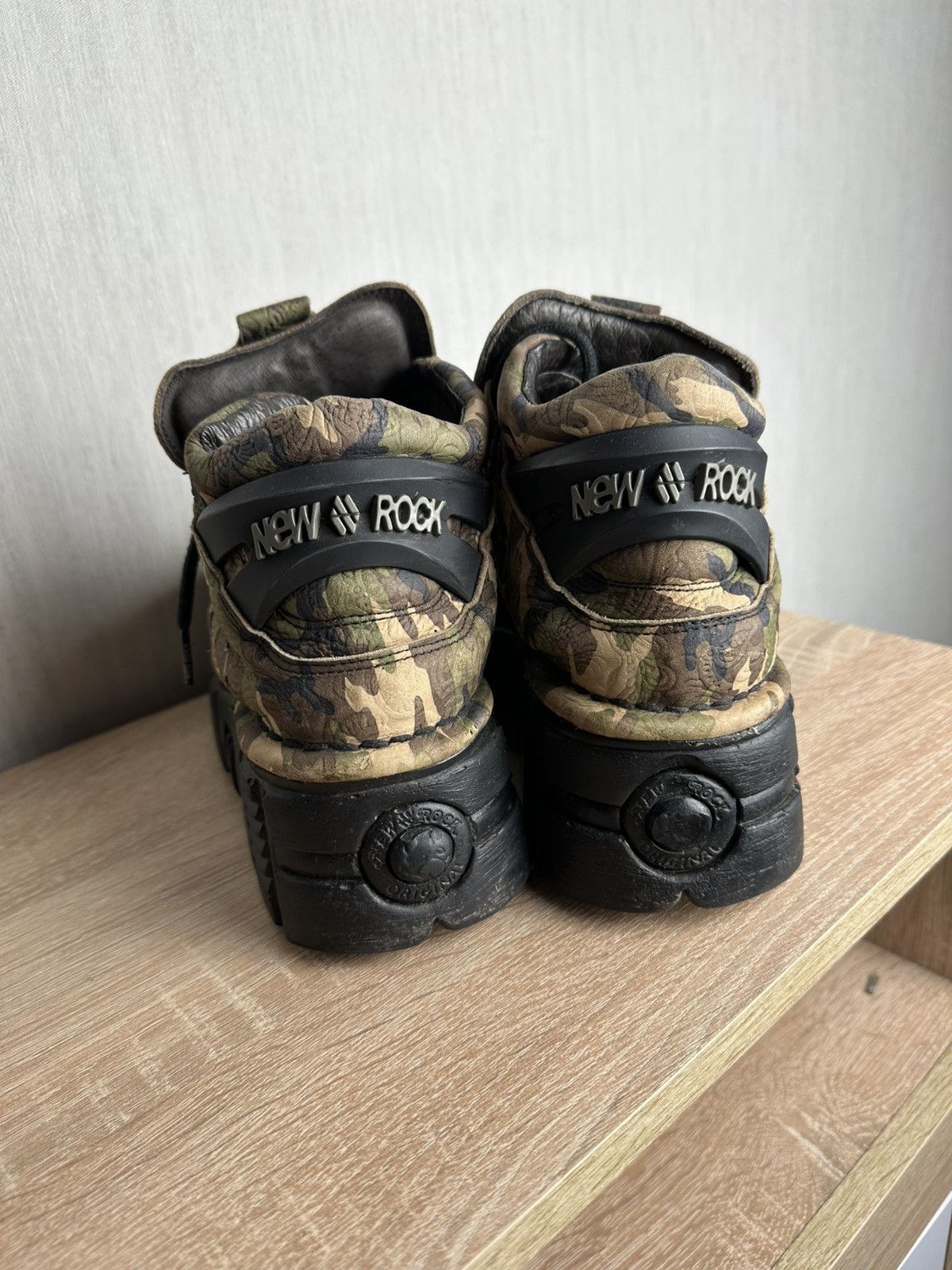 New Rock New Rock Camo Platform Boots - Rare Size US 9 / IT 39 - 7 Thumbnail