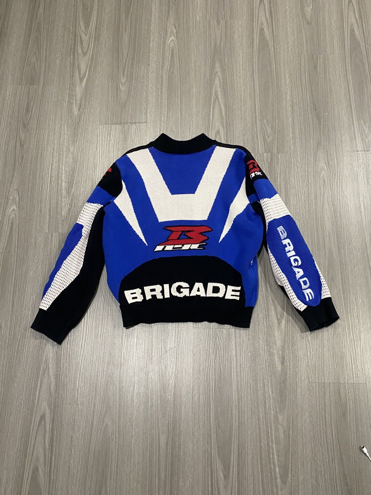Brigade BRIGADE NY Motorsport Knit Jacket size M Size US M / EU 48-50 / 2 - 2 Thumbnail