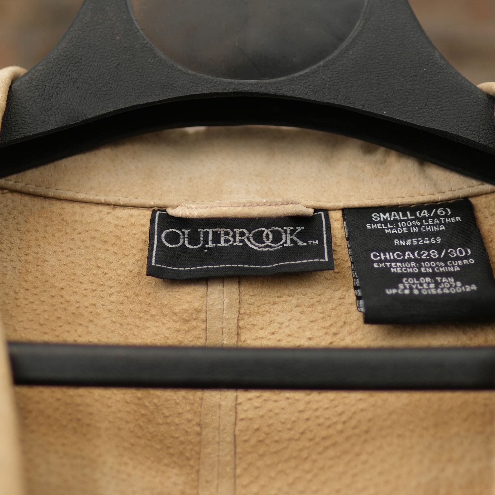 Other VTG Outbrook - Womens Leather Panel Jacket - Size Small Size S / US 4 / IT 40 - 3 Thumbnail