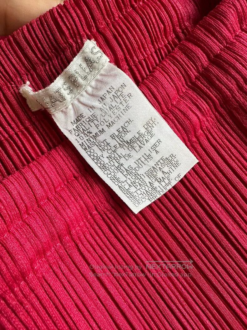 Issey Miyake Issey Miyake size:3 Fuchsia Midi Skirt Size 31" - 2 Thumbnail