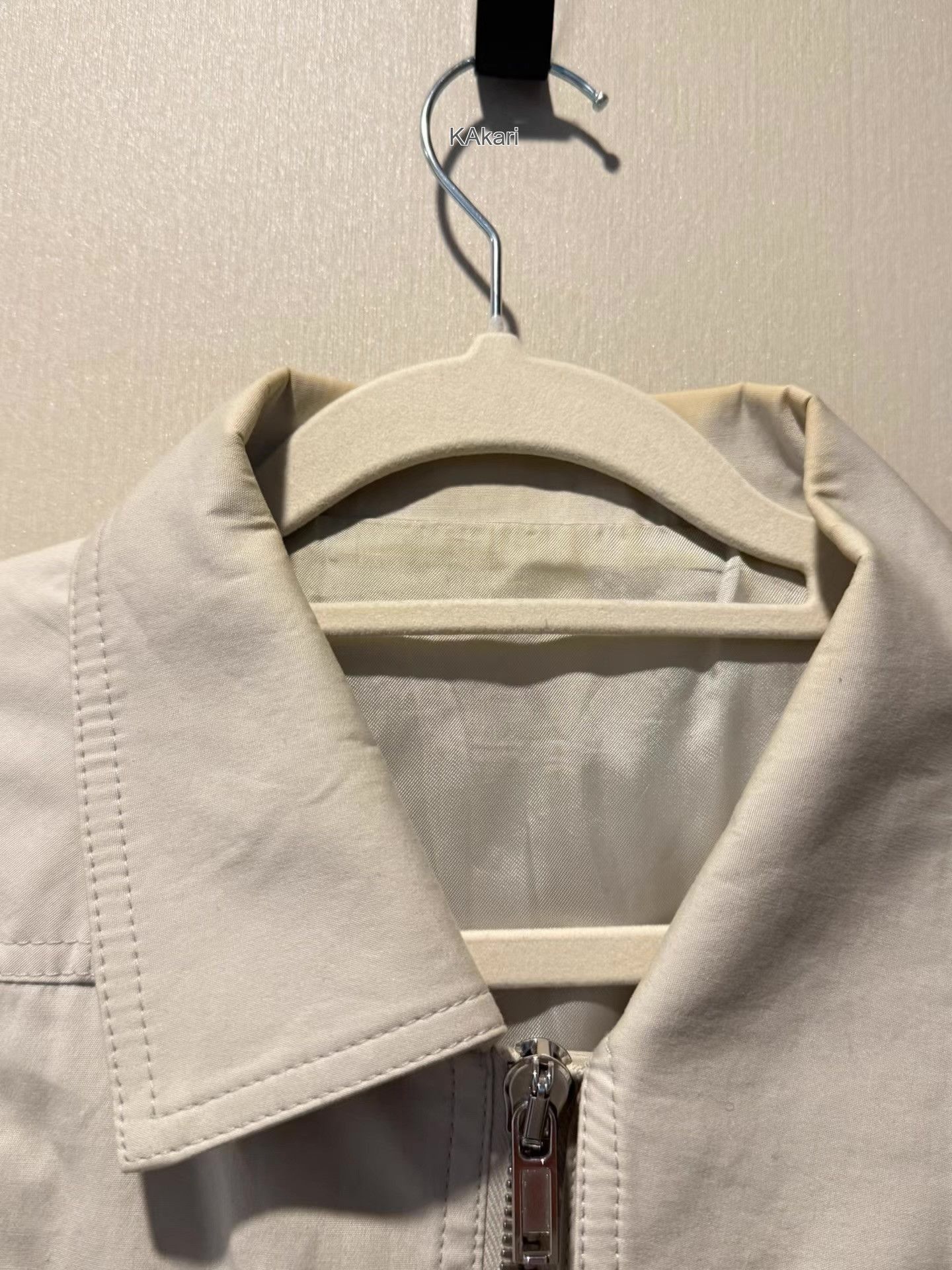 Rick Owens Gray Leather Zip-Front Jacket Size M Size US M / EU 48-50 / 2 - 2 Thumbnail