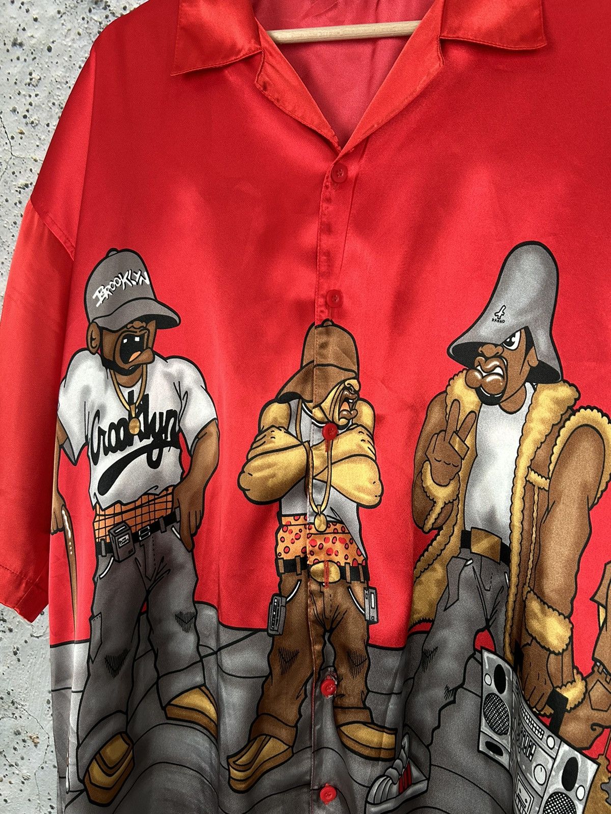 Vintage Vintage Rap Shirt Hip Hop 90s Hype Rare Streetwear Size US L / EU 52-54 / 3 - 3 Thumbnail