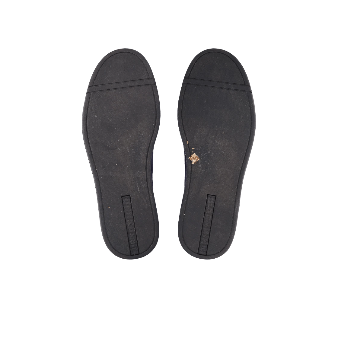Prada o1la1rc1a0925 Triangle Logo Suede Sneakers in Navy Size US 11 / EU 44 - 4 Thumbnail