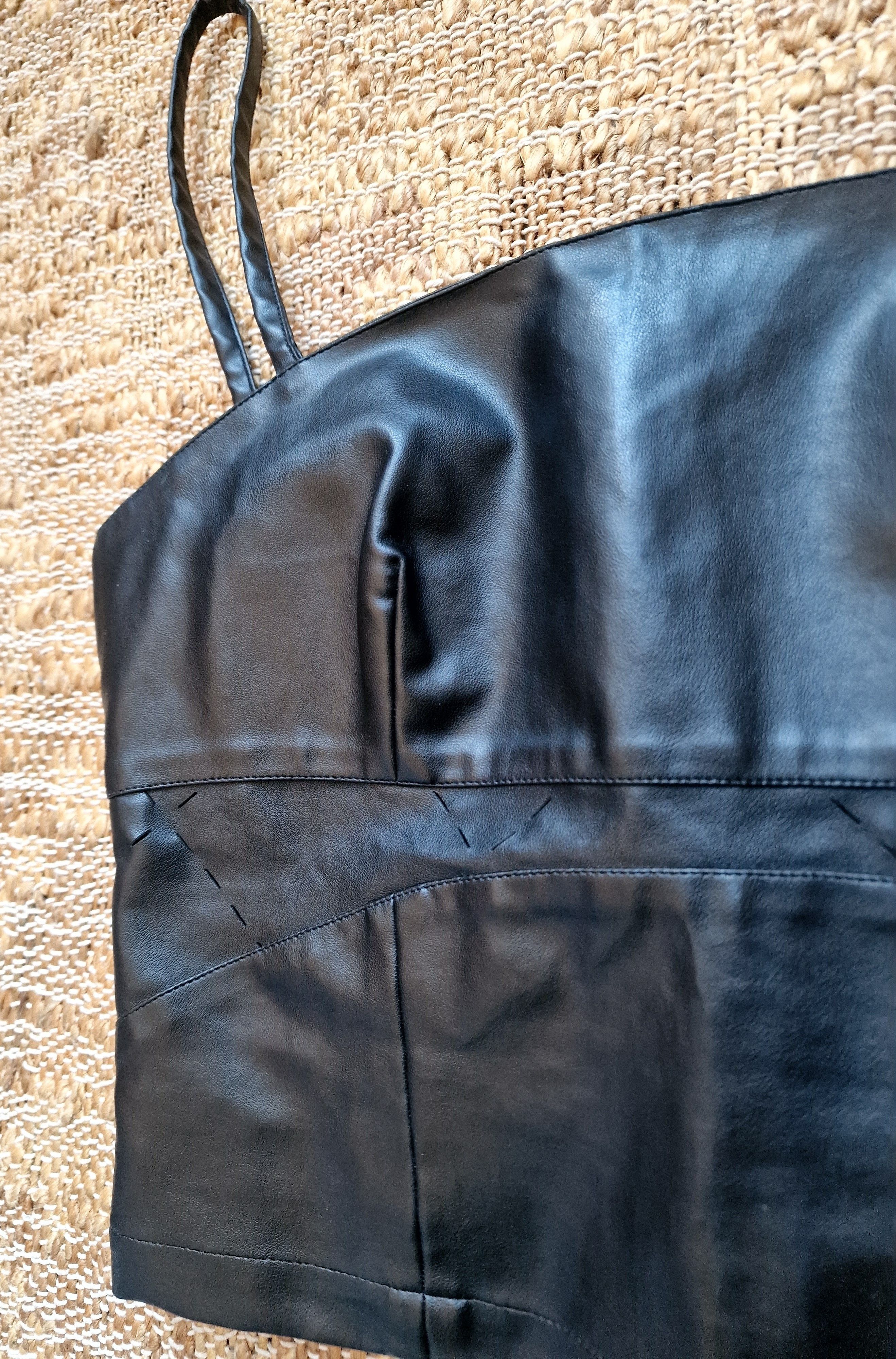 Versace Gianni Versace Fake Leather Bondage Corset Tee Top Bustier Size M / US 6-8 / IT 42-44 - 10 Thumbnail