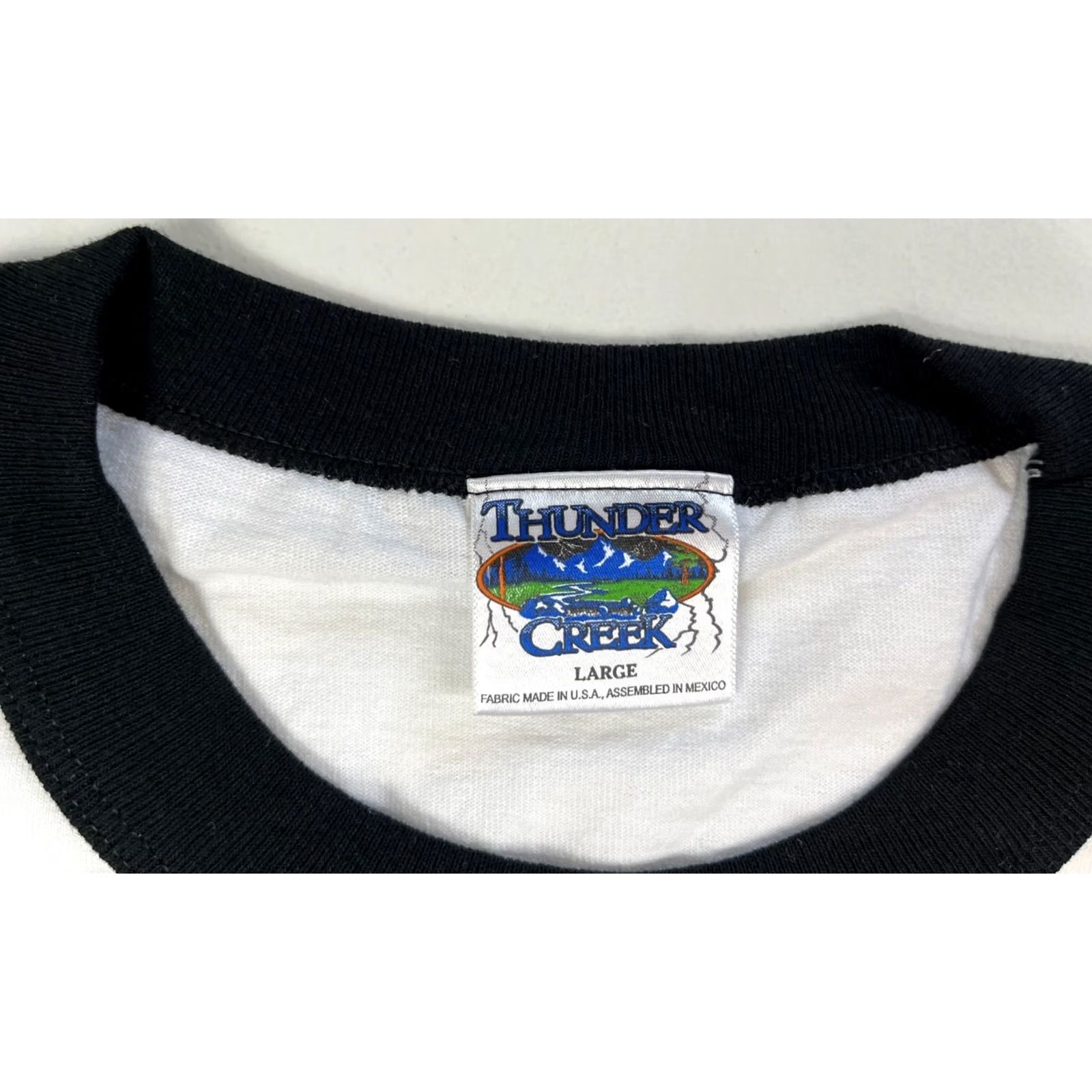 Vintage VINTAGE Thunder Creek T-Shirt Men NOS Christmas Story "I Triple Dog Dare You" Sz L White Size US L / EU 52-54 / 3 - 7 Thumbnail