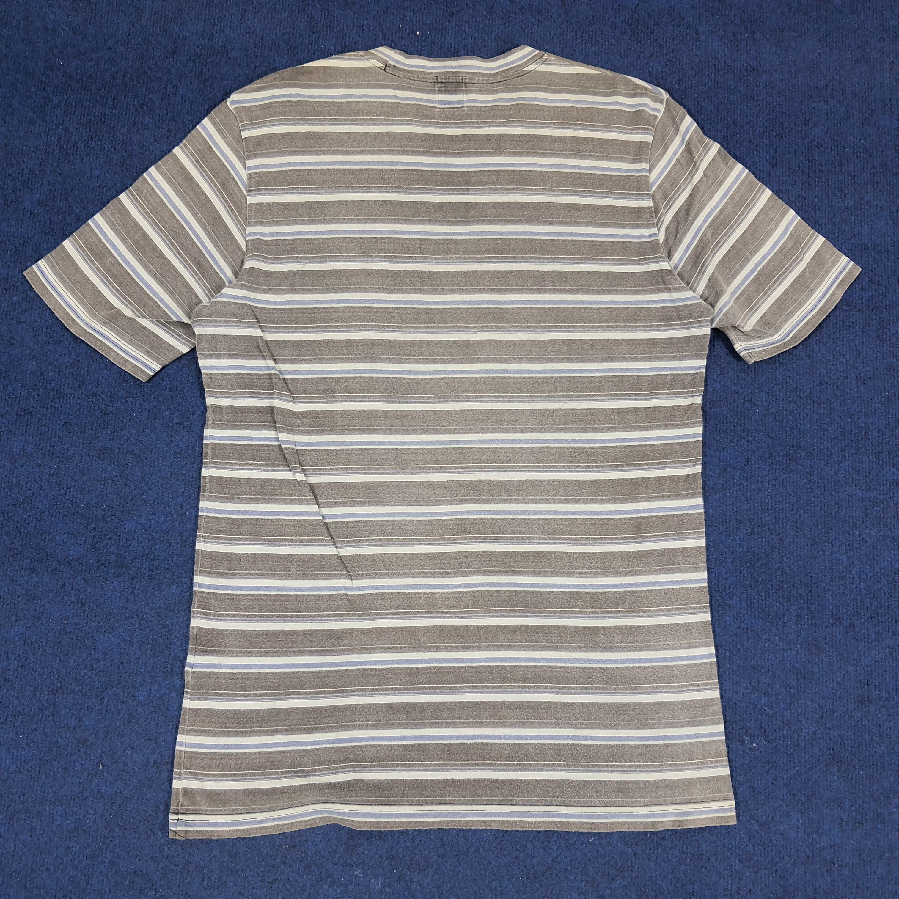 Japanese Brand × Vintage × Yohji Yamamoto Vintage A.A.R Yohji Yamamoto Striped Japanese Brand T-shirt Size US L / EU 52-54 / 3 - 3 Thumbnail