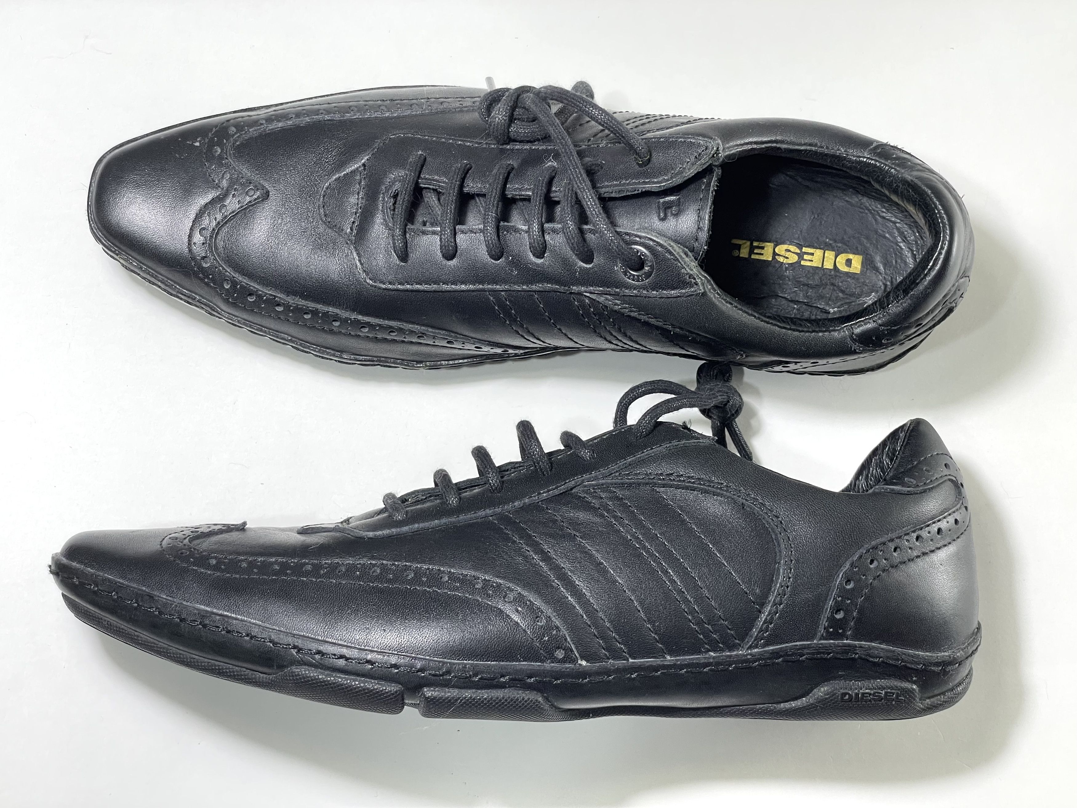 Diesel vintage y2k diesel leather shoes Size US 8.5 / EU 41-42 - 3 Thumbnail