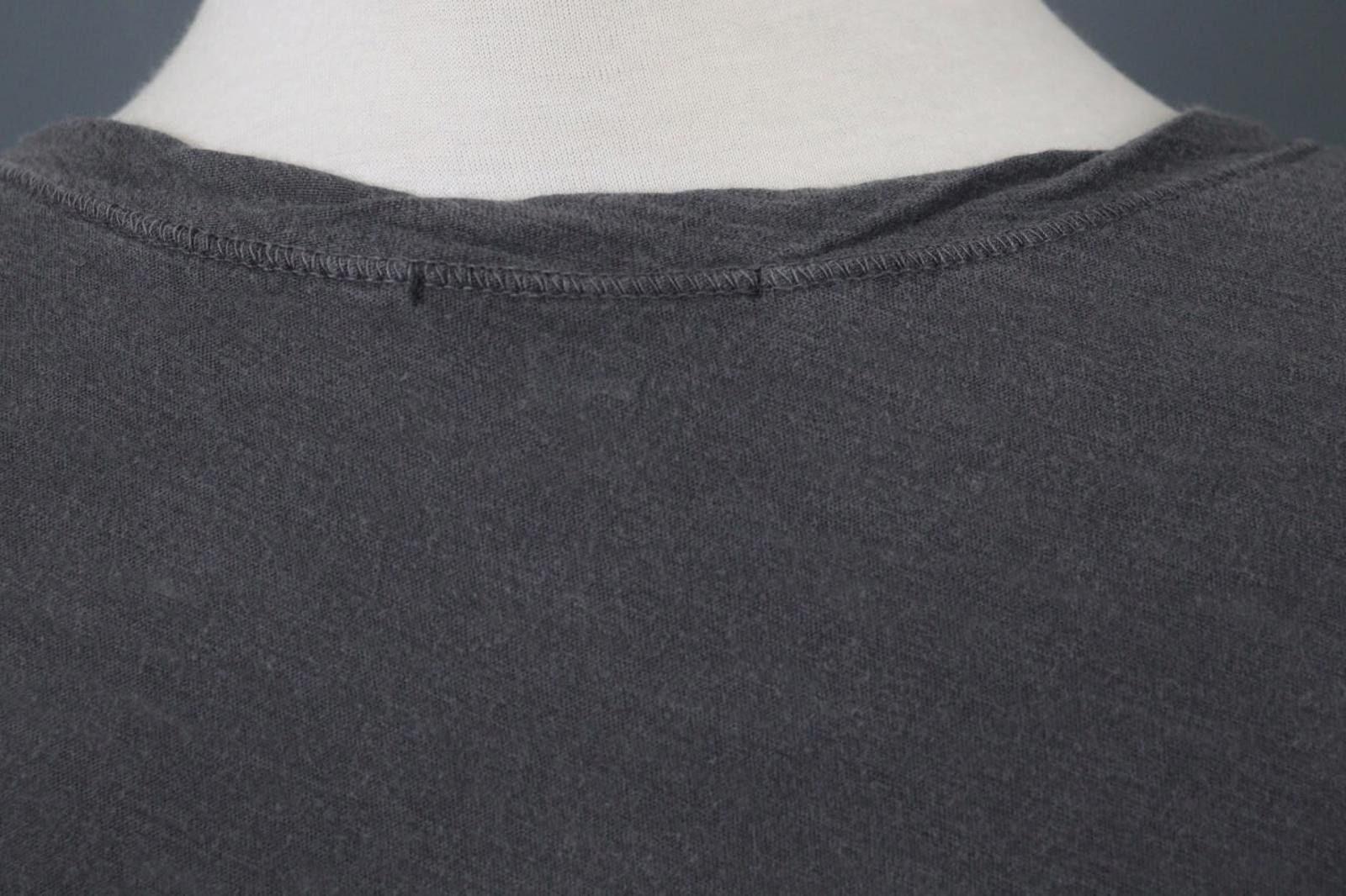 James Perse James Perse Gray Cotton V-Neck Pullover Blouse Top Size 4 Size S / US 4 / IT 40 - 12 Thumbnail