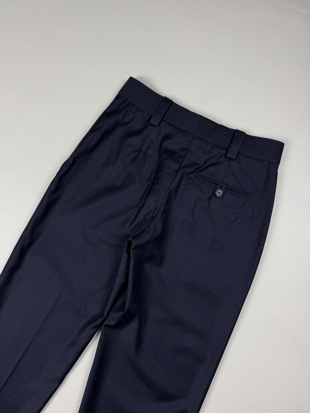 Acne Studios Acne Studios Trea Dot Suit Cropped Wool Dress Pants Trousers Size 25" / US 0 / IT 36 - 18 Thumbnail