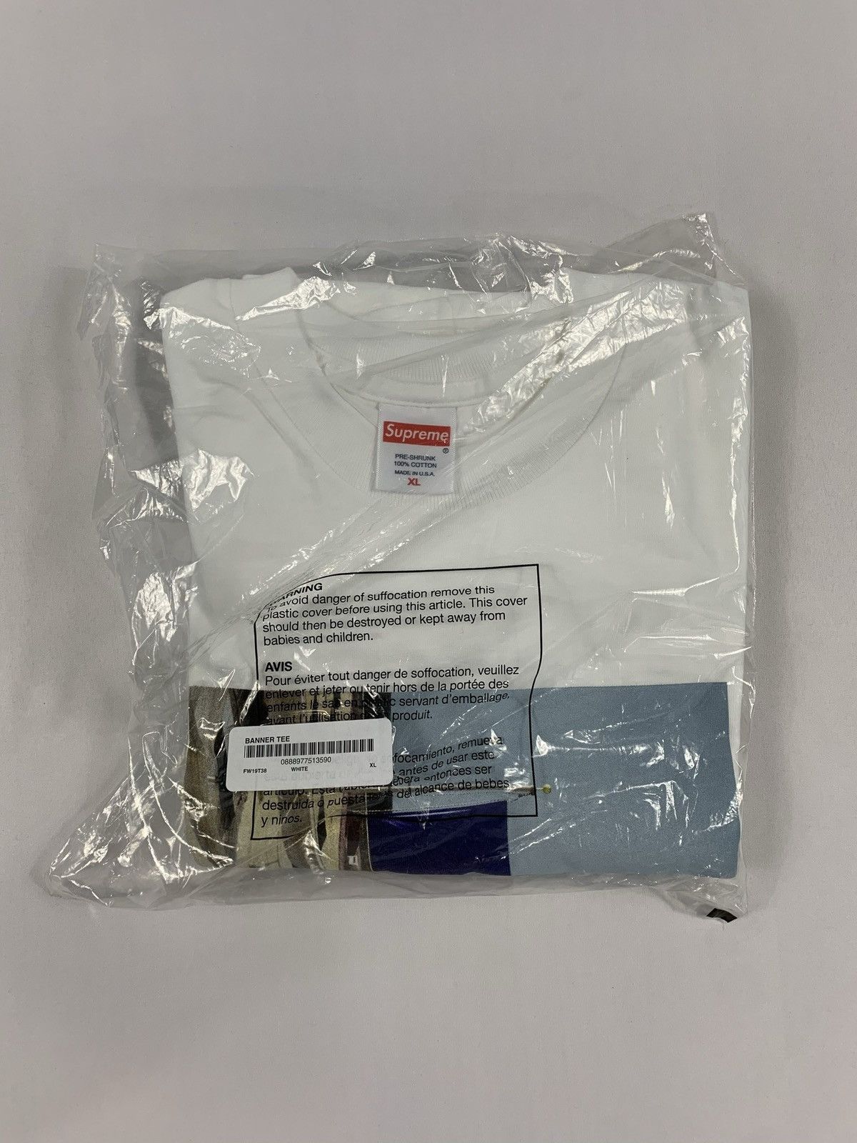 Supreme Supreme Banner Tee Lafayette Size US XL / EU 56 / 4 - 3 Thumbnail