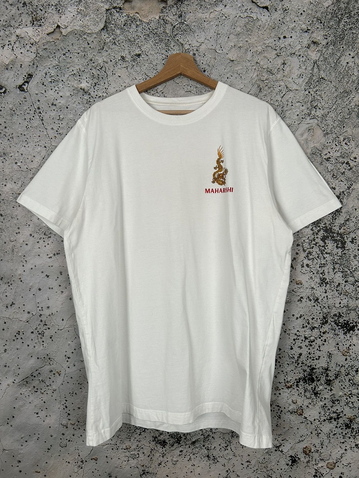Japanese Brand Maharishi The Art Of War Japanese Dragon Graphic Tee Rare Size US XL / EU 56 / 4 - 4 Thumbnail