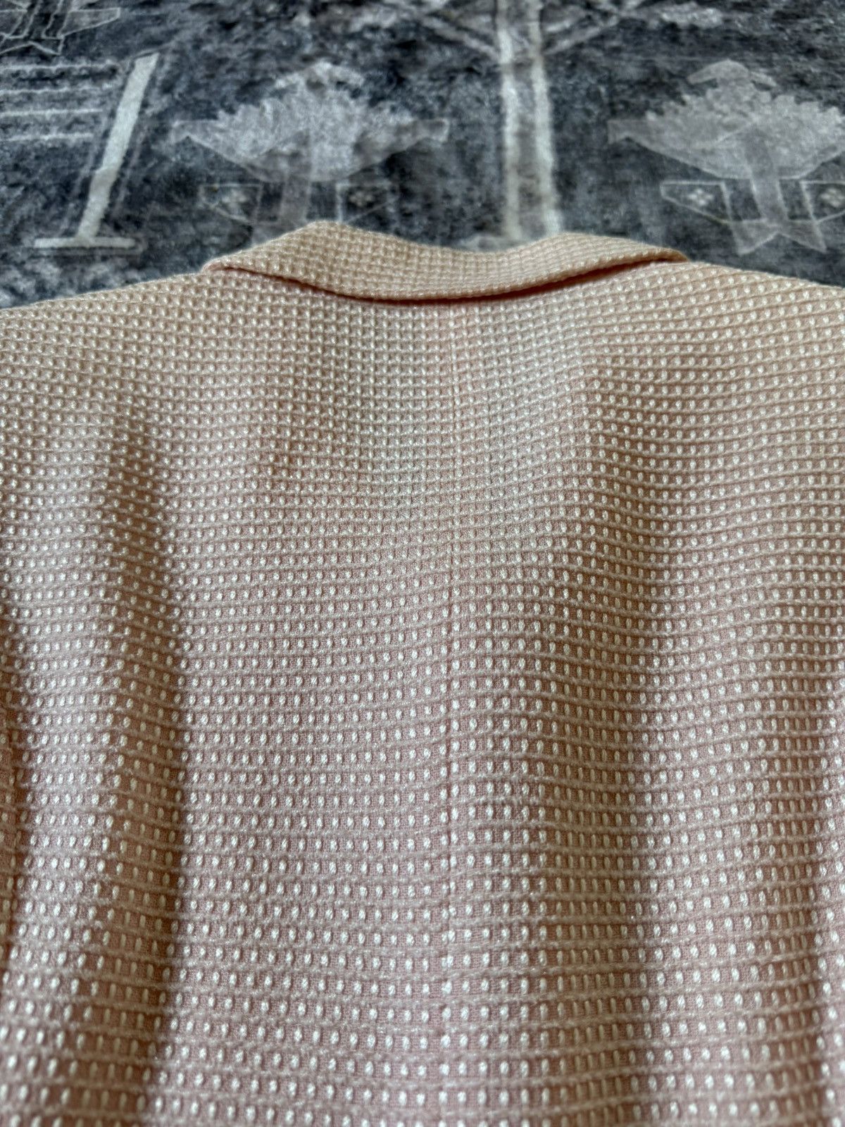 Courreges Vintage Couregges Pastel Pink Cropped Tweed Blazer Jacket Size M / US 6-8 / IT 42-44 - 10 Thumbnail