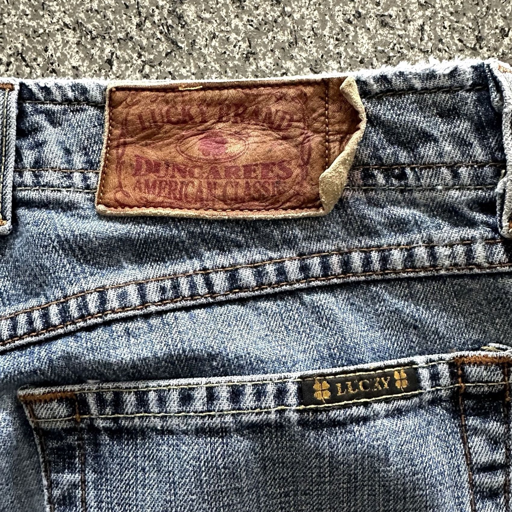 Lucky Brand Lucky Brand Jeans Women's 4 Short Low Rise Dungarees USA 31x28 Blue Denim 100% Cotton Bootcut 5-Pocket Womens XS-XL Size 30" / US 8 / IT 44 - 4 Thumbnail