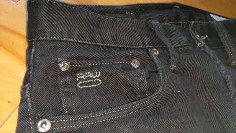 G-Star Stacked Mid Skinny Pants Semi Flared Alt Neo Denim Goth 32 Size US 32 / EU 48 - 4 Thumbnail