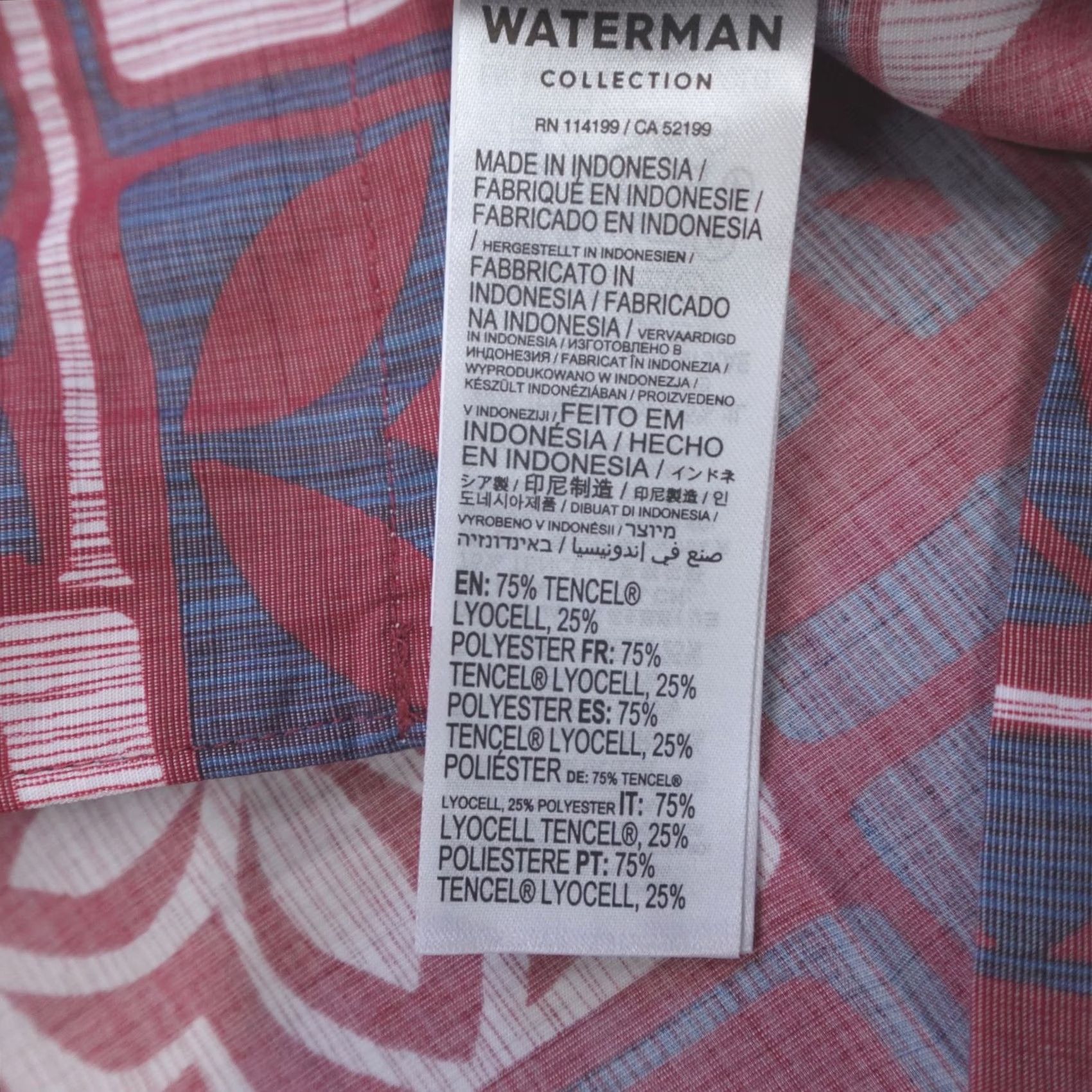 Quiksilver Quiksilver Waterman Tapa Time Geometric S/S Shirt Comfort Fit Men's 2XL Multicolor Short Sleeve Button-Up Collared Pockets Relaxed All Seasons Size US XXL / EU 58 / 5 - 5 Thumbnail