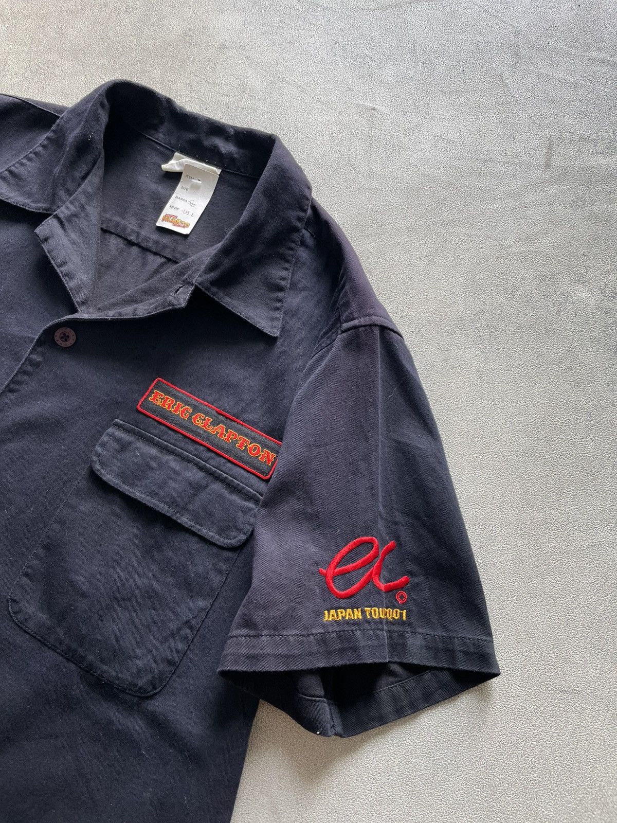 Band Tees Eric Clapton Reptile Japan Tour 2001 X Vintage X Band Tees Size US L / EU 52-54 / 3 - 4 Thumbnail