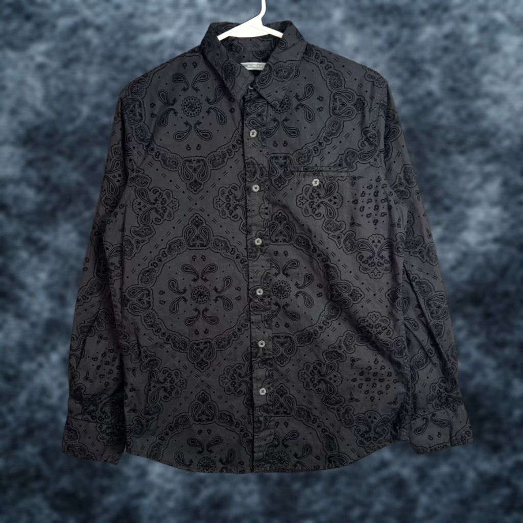 Alexander Julian Alexander Julian Mens Small Black Paisley Textured Button Down Shirt Shirt Mens Small Black Paisley Textured Button-Down Shirt Size US S / EU 44-46 / 1 - 1 Thumbnail