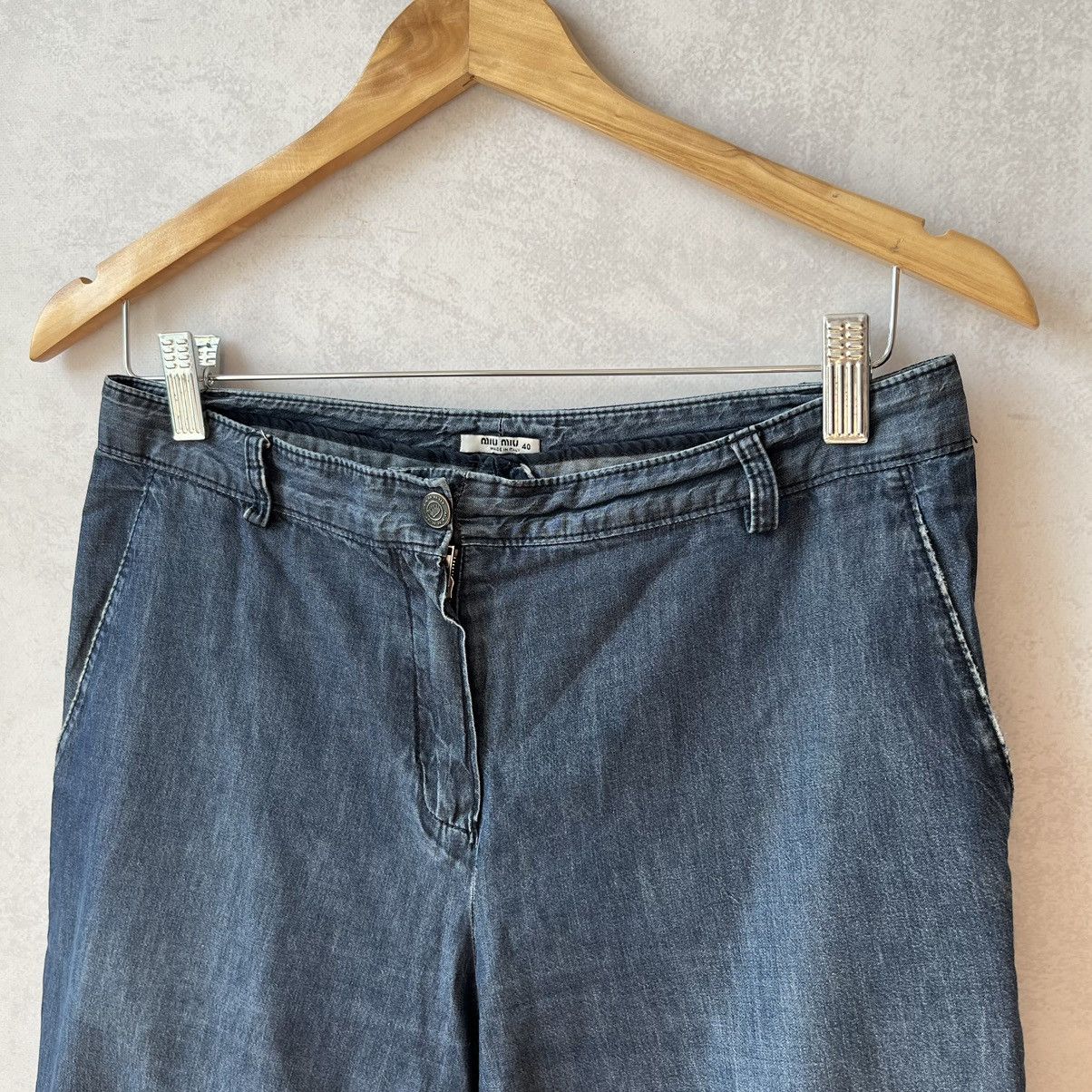 Miu Miu Miu Miu classic pants size 40 trousers Size 27" / US 4 / IT 40 - 2 Thumbnail