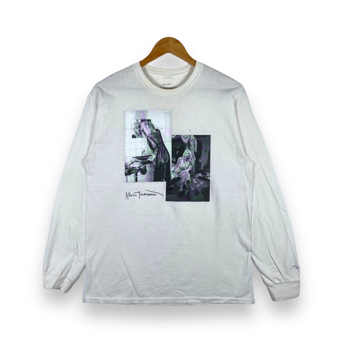Band Tees COURTNEY LOVE Photograph Kevin Cummins Longsleeve Tee Shirt Size US M / EU 48-50 / 2 - 1 Thumbnail