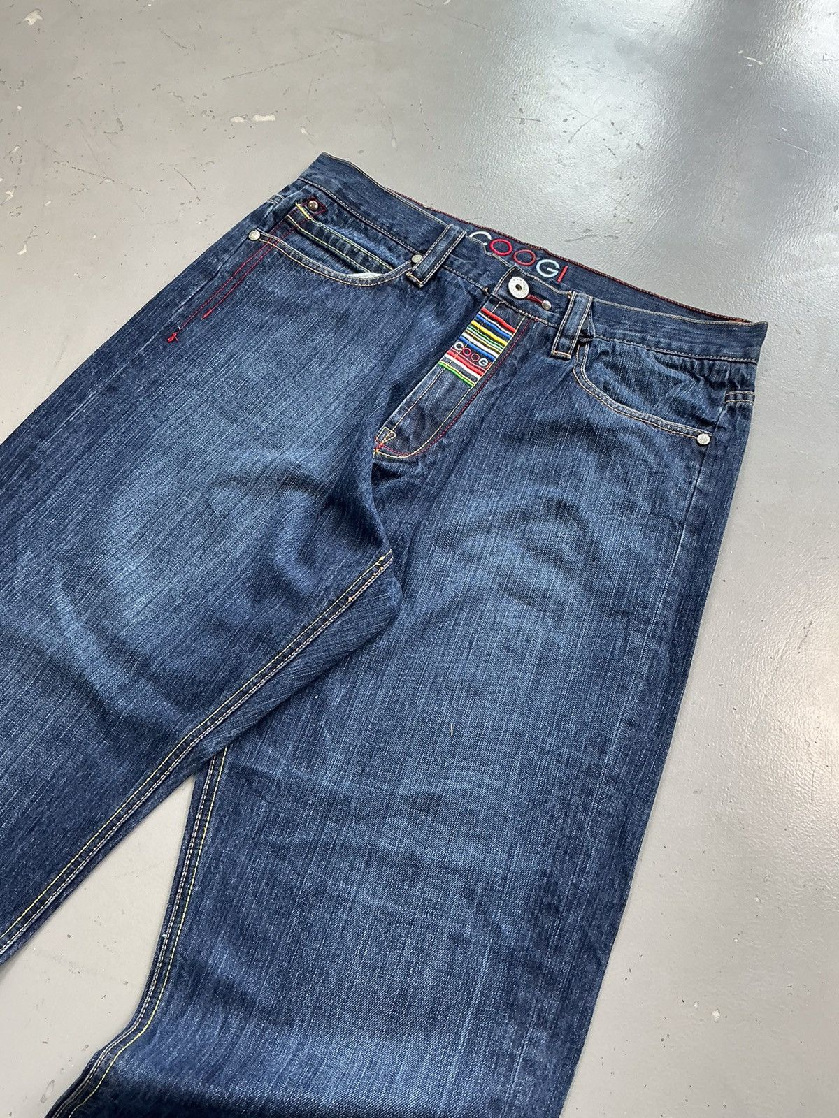 Coogi × Fubu × Vintage Rare vintage Coogi embroidered baggyfit denim pant Size US 36 / EU 52 - 4 Thumbnail