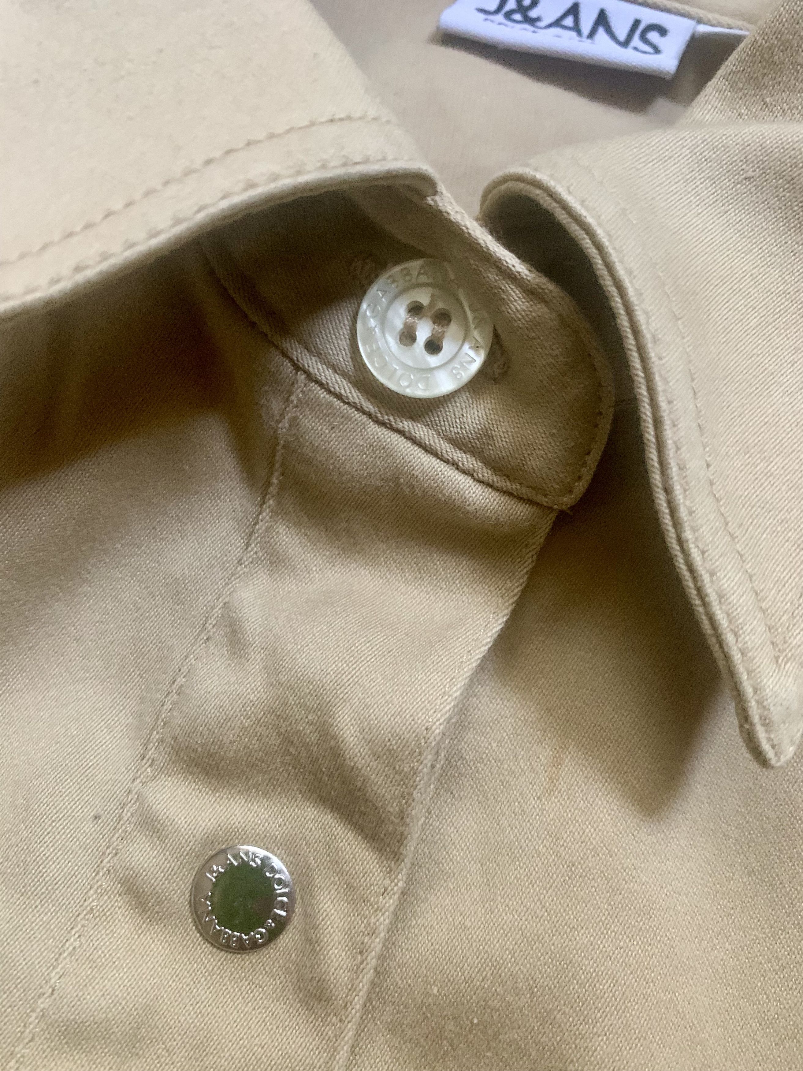 Dolce & Gabbana Vintage Dolce&Gabbana Military Style Shirt Overshirt.XS Size XS / US 0-2 / IT 36-38 - 5 Thumbnail
