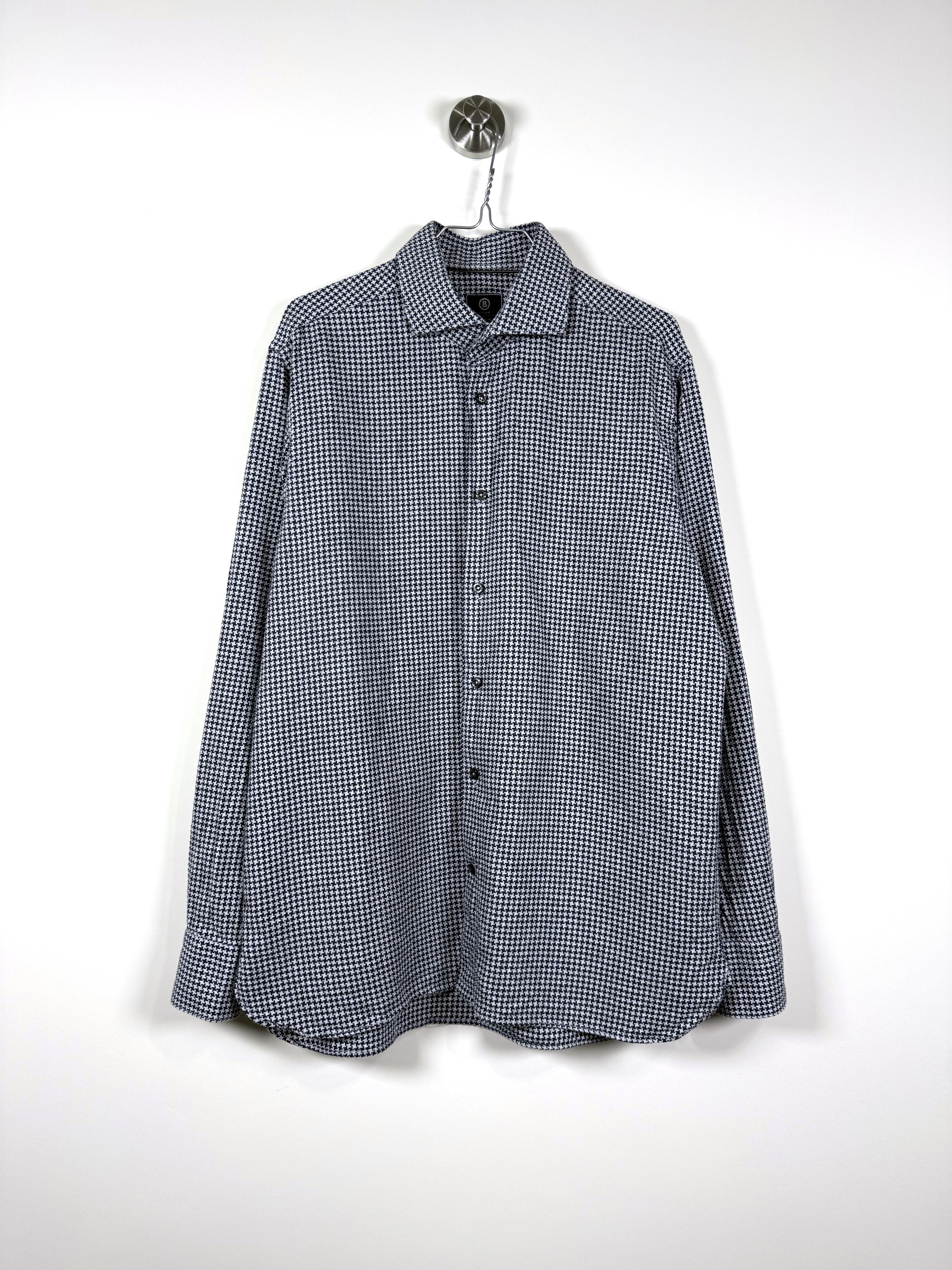 Bogner Men's Bogner Houndstooth Casual Shirt 42/L Size US L / EU 52-54 / 3 - 1 Thumbnail