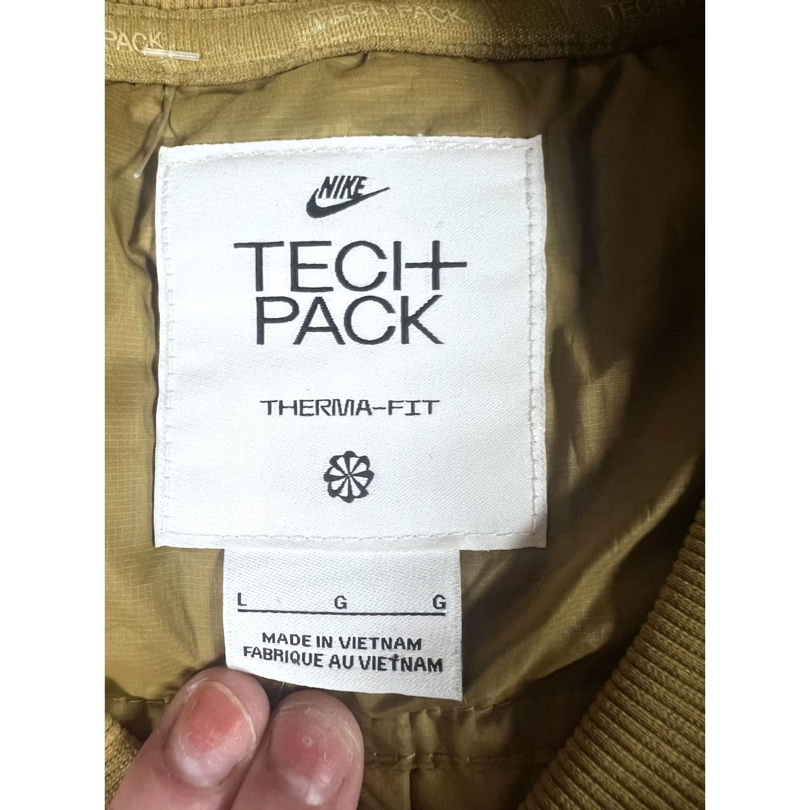 Nike Nike Tech Pack Therma-FIT Sweatshirt Mens Large Green Quilted DQ4302-382 Size US L / EU 52-54 / 3 - 5 Thumbnail