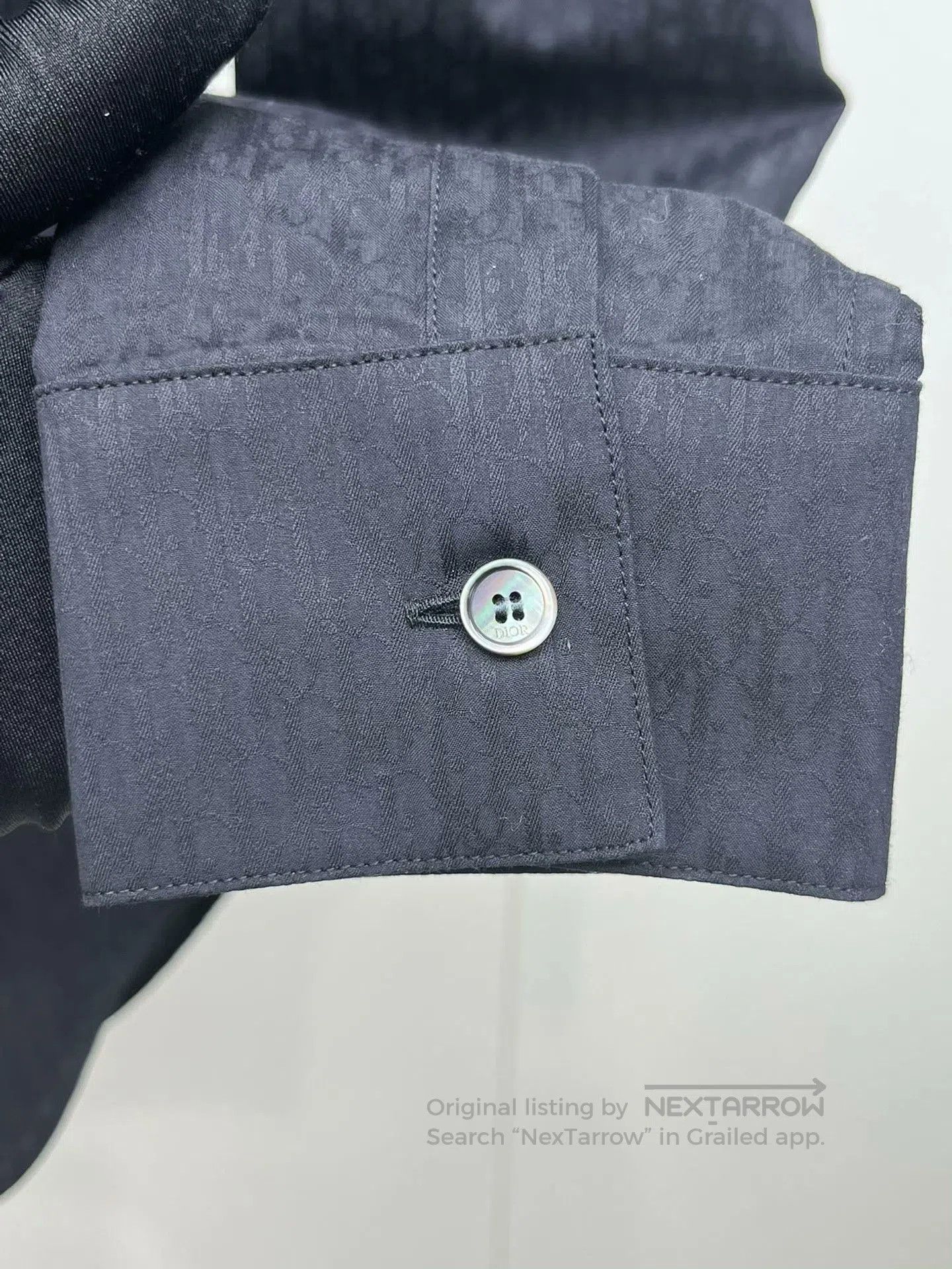 Dior Dior Hidden Logo Pattern Shirt. Size M / US 6-8 / IT 42-44 - 3 Thumbnail