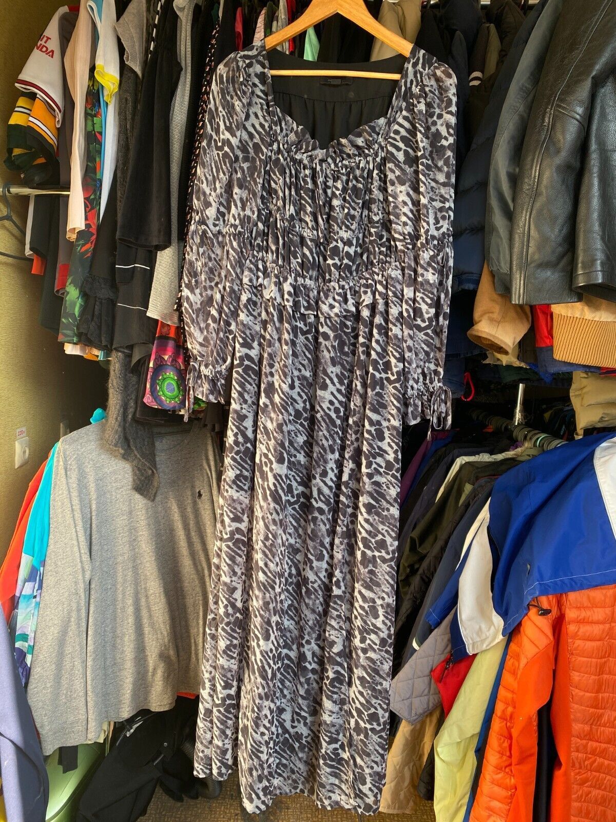 Allsaints Allsaints Dress Woman's Size US 4 Gray Long Sleeve ` Size S / US 4 / IT 40 - 4 Thumbnail