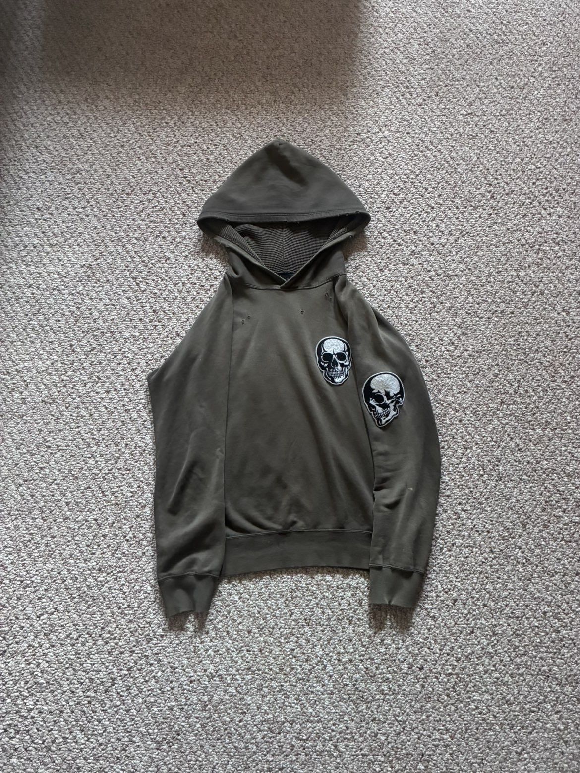 Number (N)ine Number nine double skull hoodie | Grailed