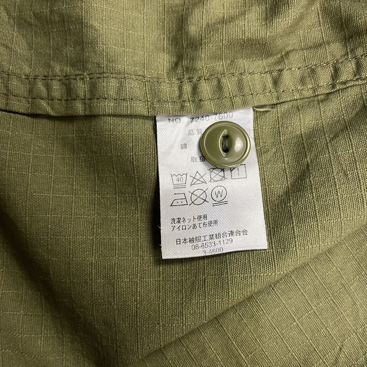 Japanese Brand × Vintage Trenza ripstop slant pocket military shirt Size US M / EU 48-50 / 2 - 7 Thumbnail
