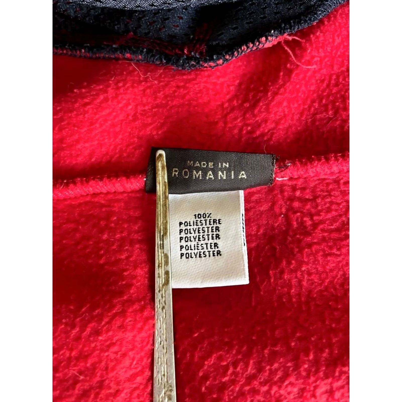 Napapijri Napapijri Jacket Men L Red Long Sleeve Fleece Polyester Zip 66CM 59CM Breathable Lightweight Winter Campus Business Casual Sports Size US L / EU 52-54 / 3 - 5 Thumbnail