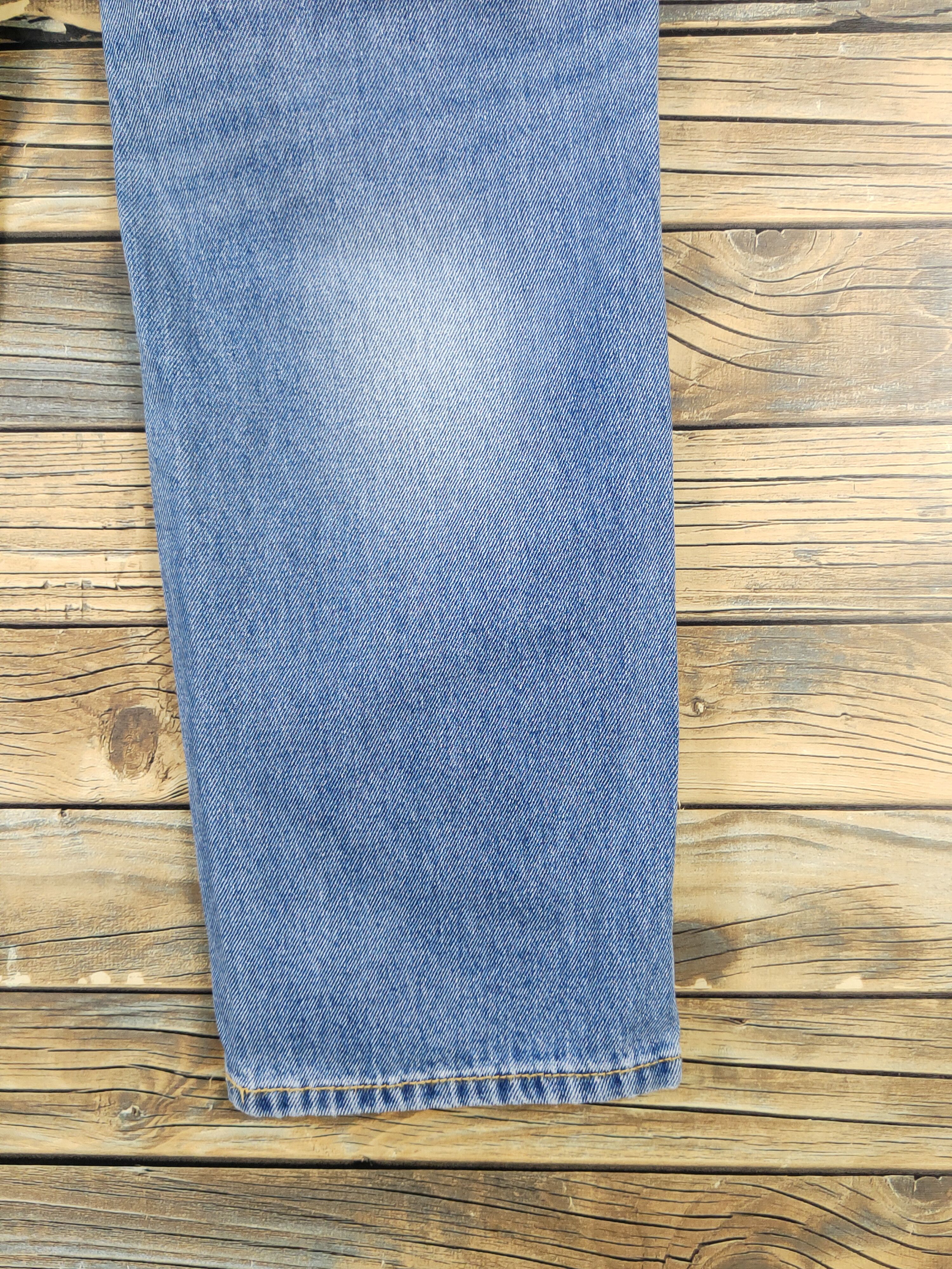 GU GU Blue Distressed Ripped denim Jeans #W1562 Size US 34 / EU 50 - 11 Thumbnail