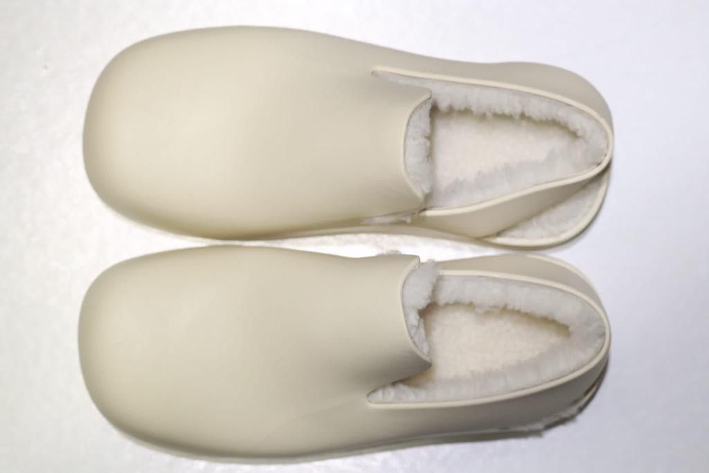 Bottega Veneta o1rshd / Puddle Shearling Cozy Low Top Shoes in Sea Salt Size US 11 / EU 44 - 15 Thumbnail