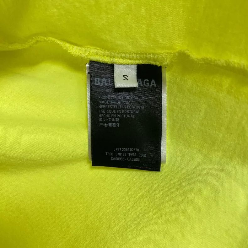 Balenciaga Balenciaga Neon Green Short Sleeve T-Shirt, Size S Size US S / EU 44-46 / 1 - 7 Thumbnail
