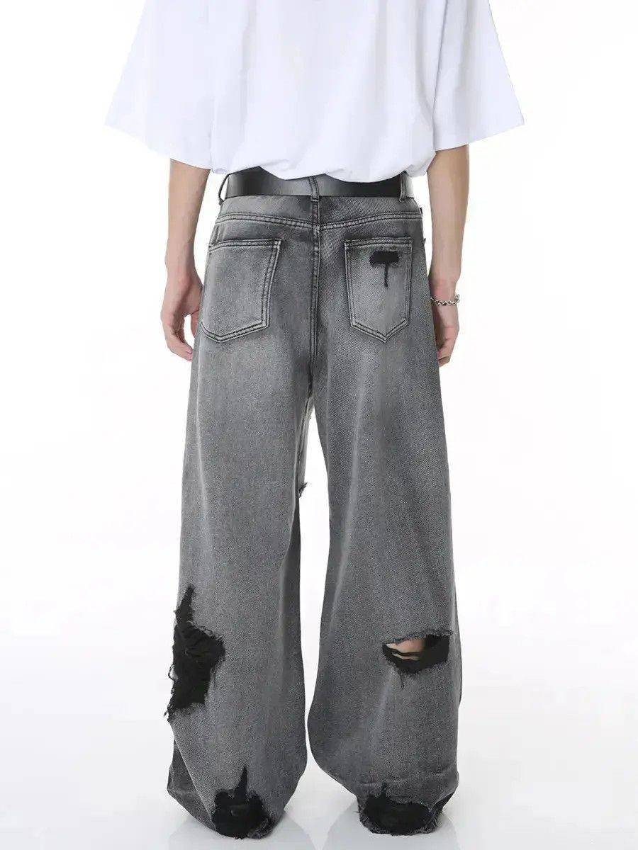 Japanese Brand High street hip-hop ripped jeans Size US 32 / EU 48 - 2 Thumbnail