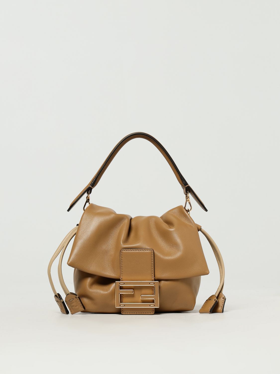 Fendi Shoulder Bag Woman Beige, Women's