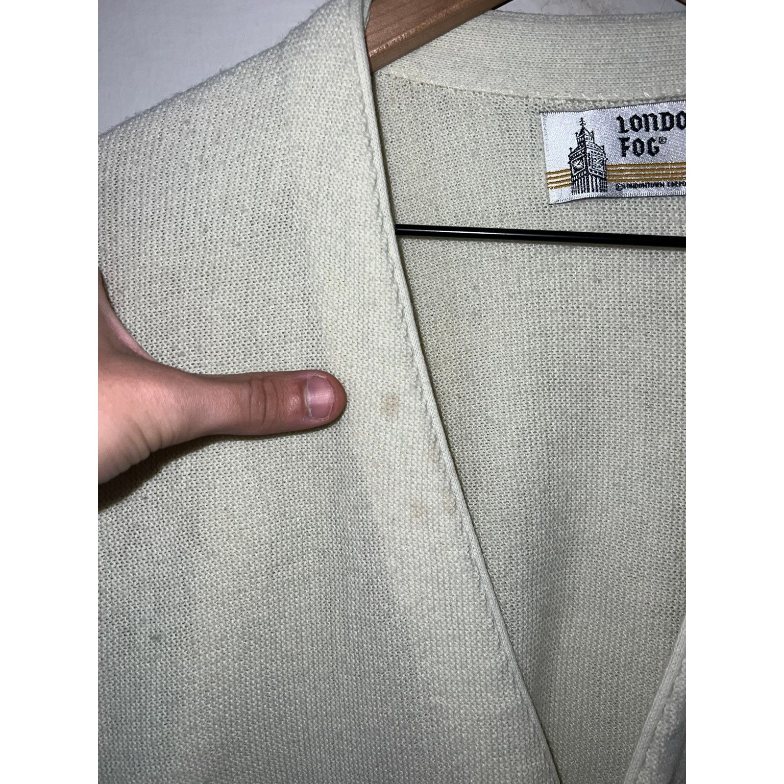 London Fog Vintage London Fog USA Made Brown Beige Cardigan Sweater M Size US M / EU 48-50 / 2 - 4 Thumbnail