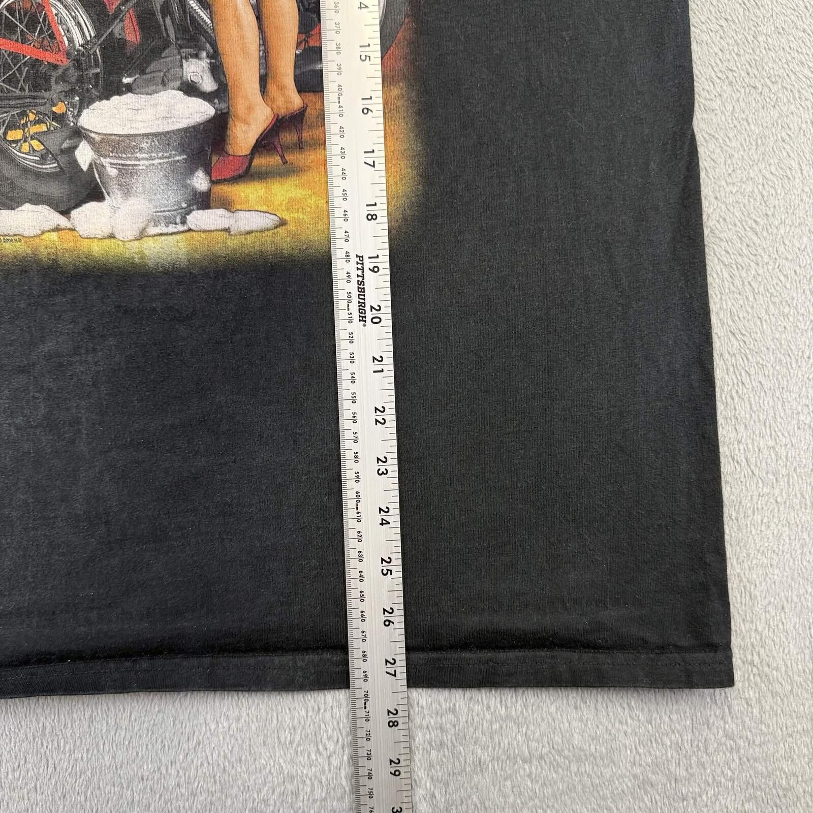 Harley Davidson Harley Davidson Fort Worth Texas Motorcycle Pin-Up T-Shirt Size US L / EU 52-54 / 3 - 5 Thumbnail