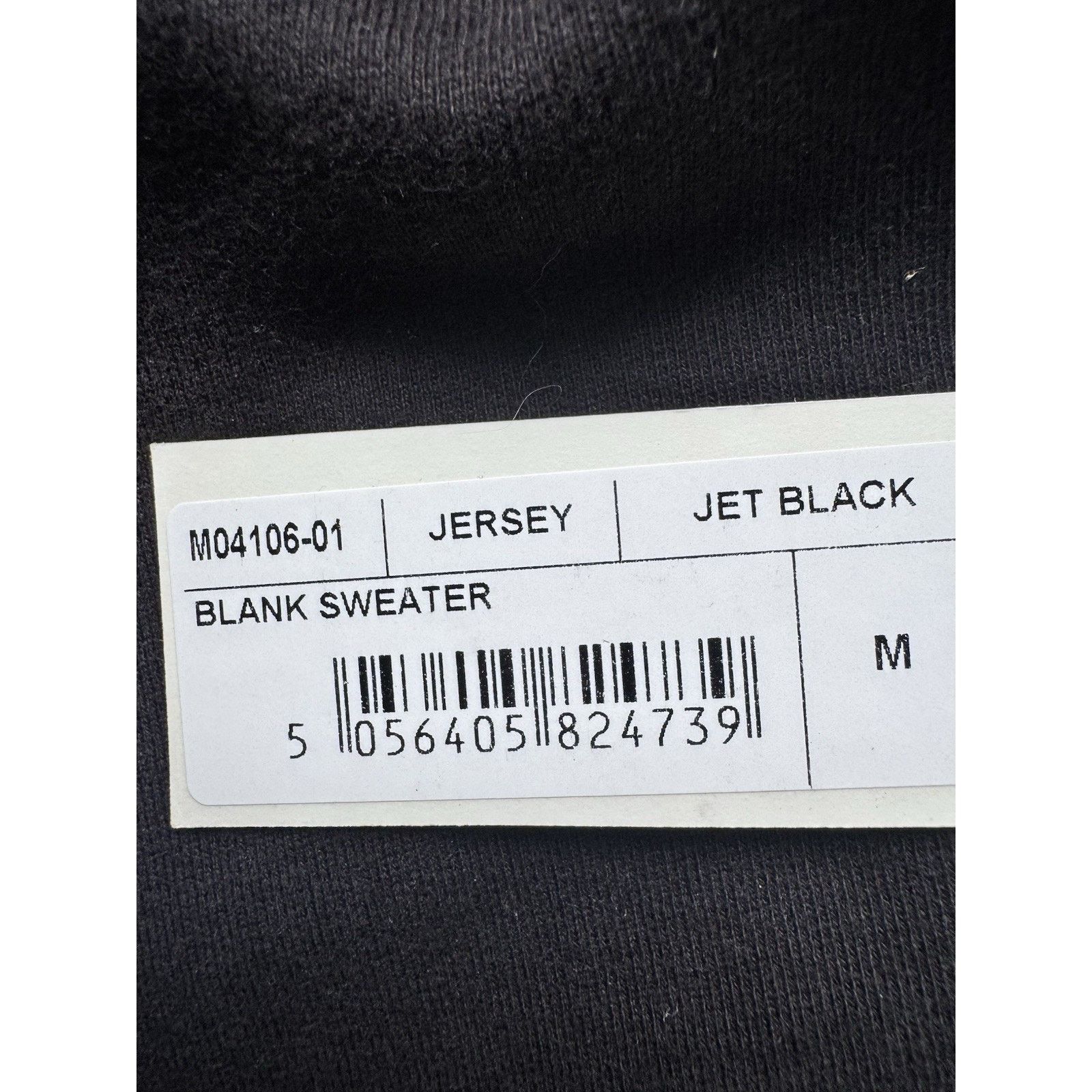 Represent Clo. Represent clo Blanks Sweater SIZE M Jet Black Size US M / EU 48-50 / 2 - 4 Thumbnail