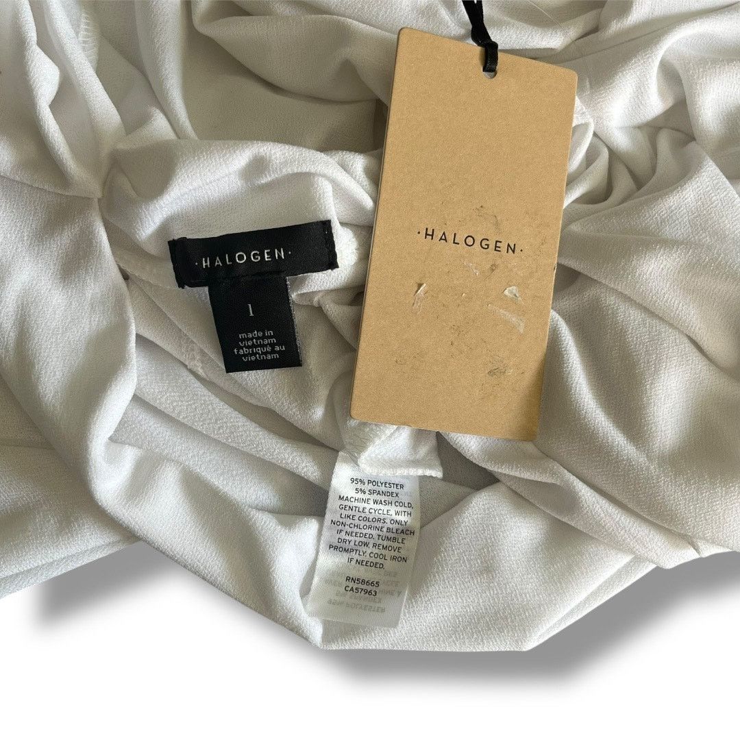 Other Halogen pleated one shoulder blouse NWT Size L / US 10 / IT 46 - 5 Thumbnail