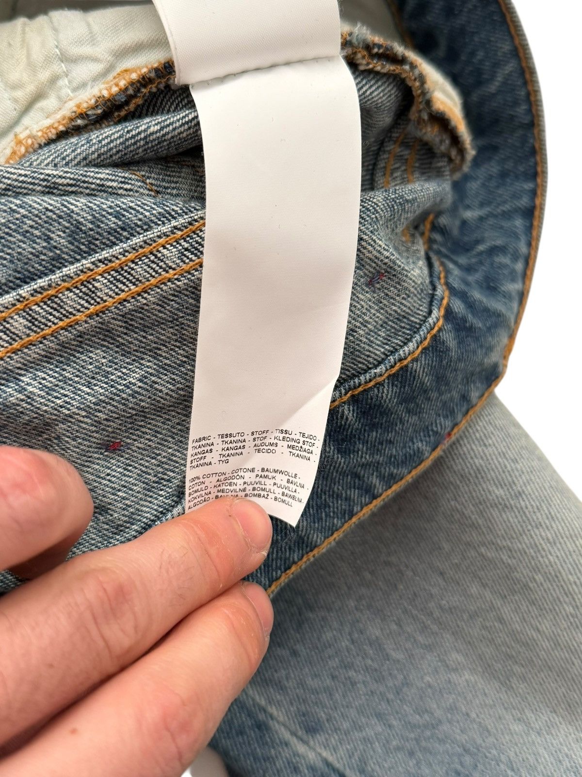 424 Italian Distressed Blue Denim Size US 36 / EU 52 - 13 Thumbnail