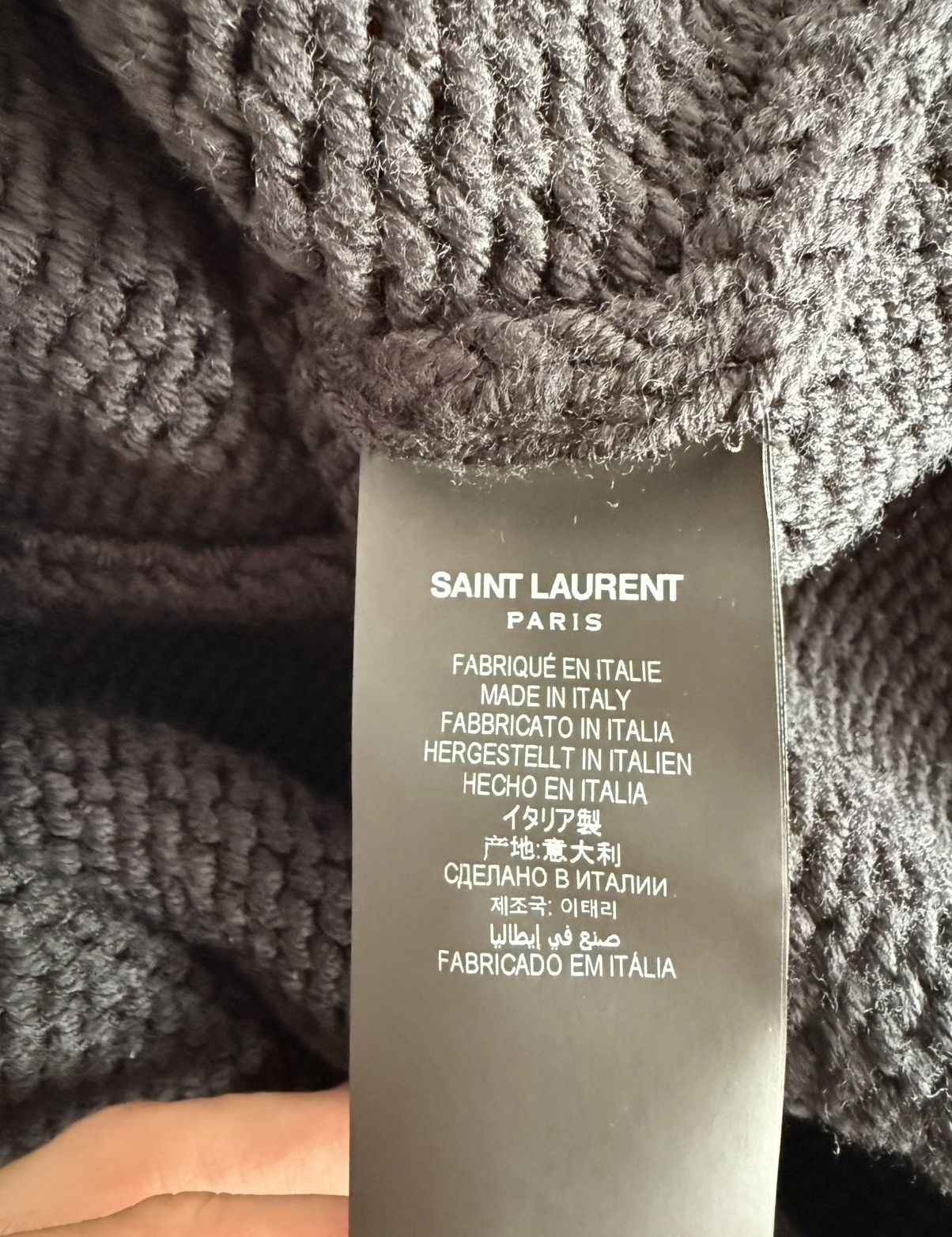 Saint Laurent Paris FW23' Saint Laurent Extra Long Wool Turtleneck Size US XL / EU 56 / 4 - 3 Thumbnail