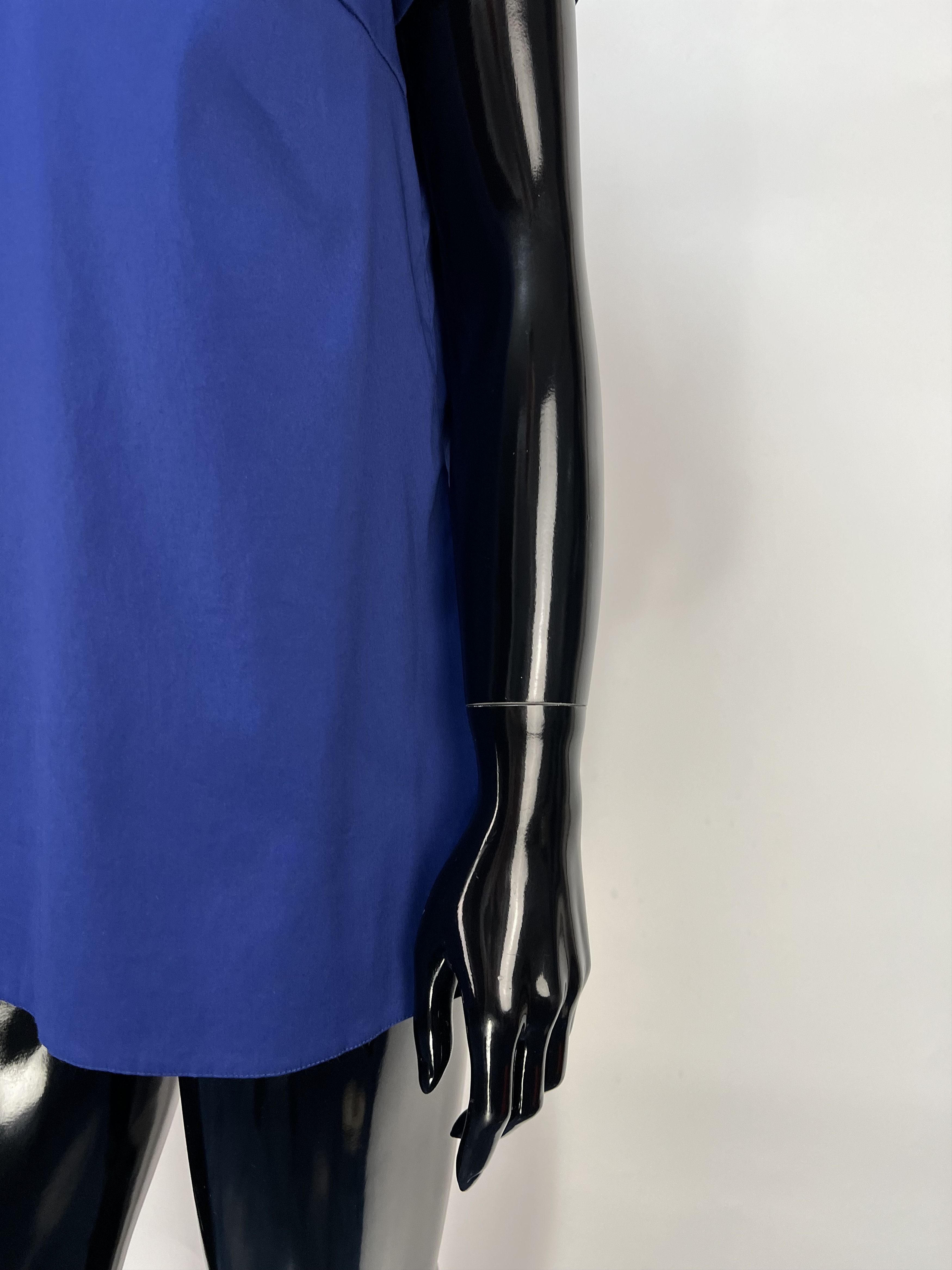 Prada PRADA Blue Cotton Blouse Size IT 46 Size L / US 10 / IT 46 - 7 Thumbnail