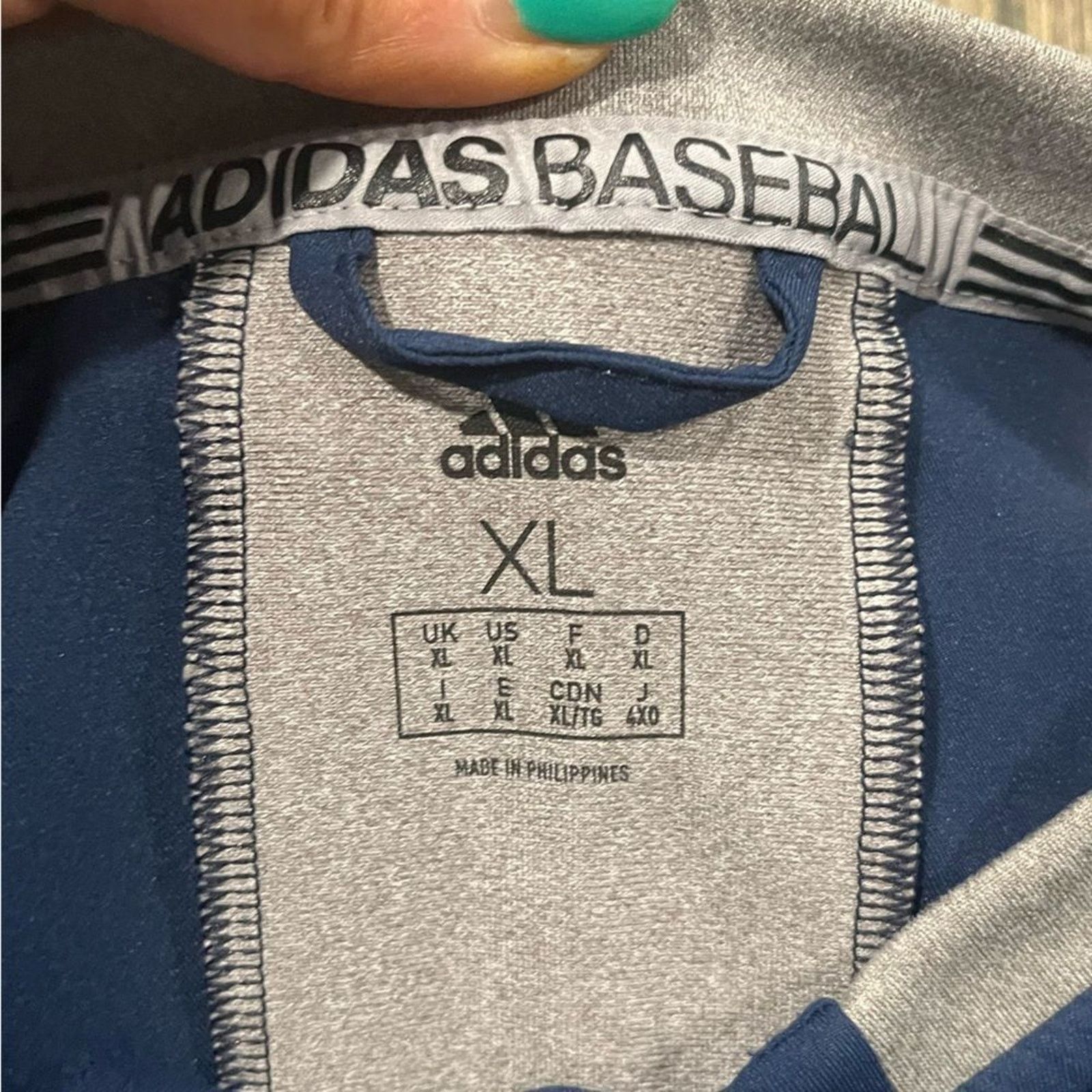 Adidas Adidas Mens Baseball Shirt Providence Indiana Navy XL Size US XL / EU 56 / 4 - 6 Thumbnail