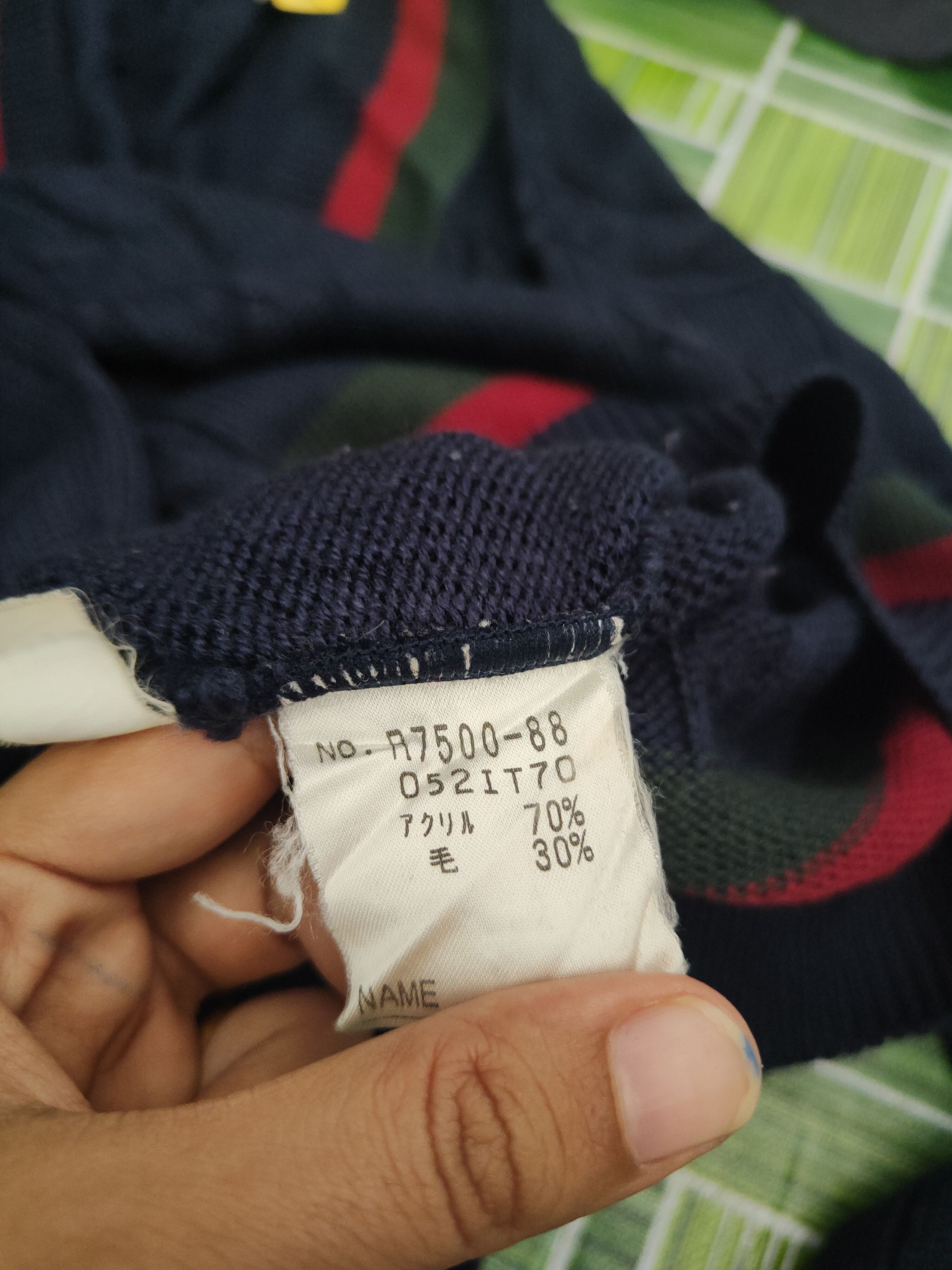 Japanese Brand DL Tombow Varsitymate Navy Knitwear Sweatshirts #46-385 Size US L / EU 52-54 / 3 - 10 Thumbnail