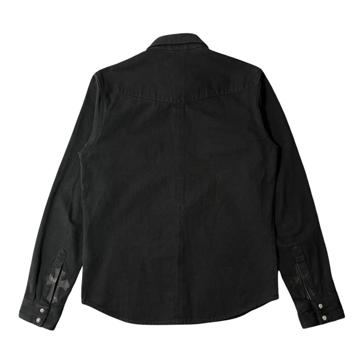 Chrome Hearts Chrome Hearts Western Selvedge Denim Button Up Shirt Size US M / EU 48-50 / 2 - 2 Thumbnail